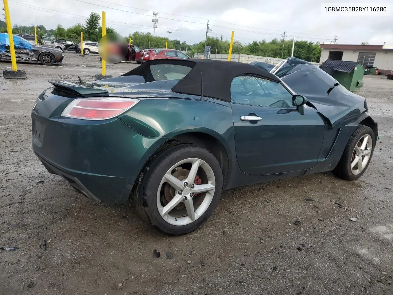 2008 Saturn Sky VIN: 1G8MC35B28Y116280 Lot: 61153455