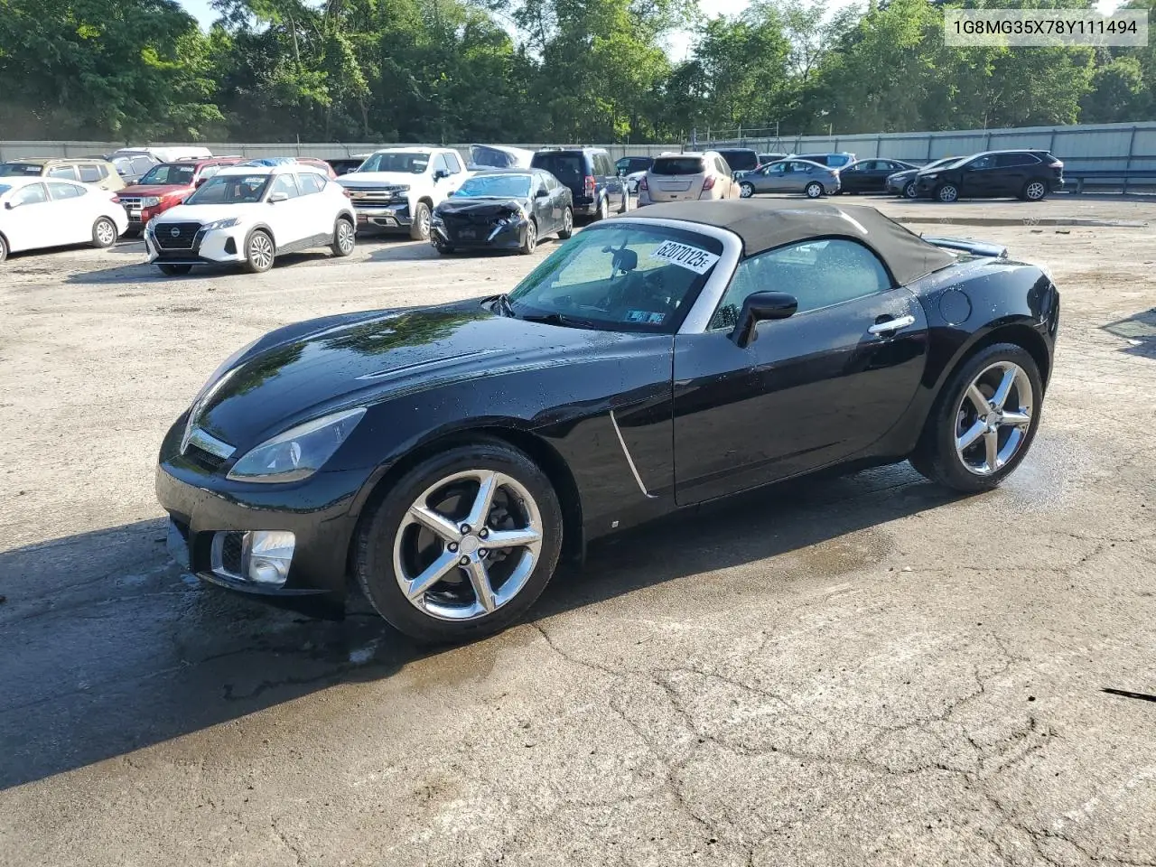 2008 Saturn Sky Redline VIN: 1G8MG35X78Y111494 Lot: 62070125