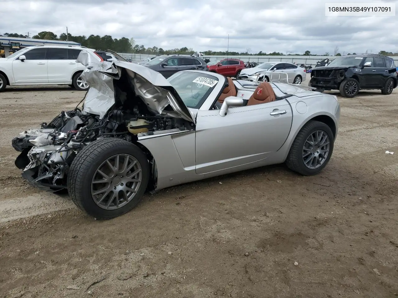 2009 Saturn Sky VIN: 1G8MN35B49Y107091 Lot: 51074705