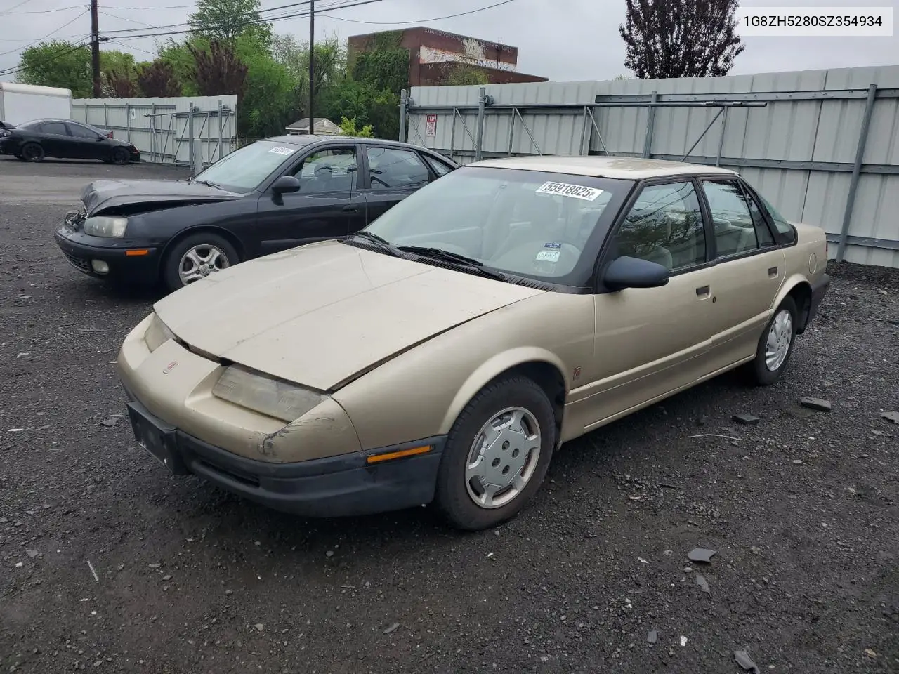1995 Saturn Sl1 VIN: 1G8ZH5280SZ354934 Lot: 56526335