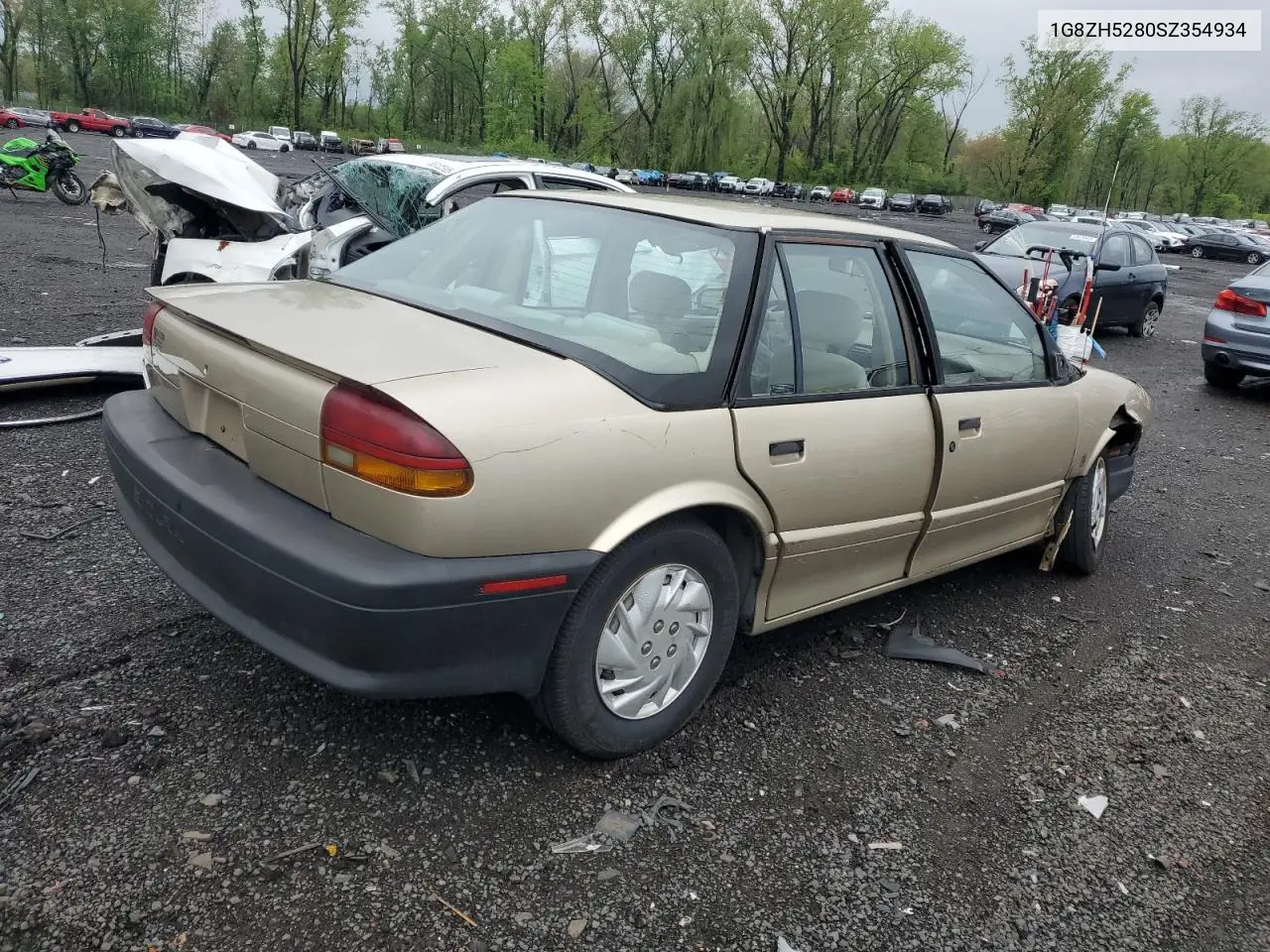 1995 Saturn Sl1 VIN: 1G8ZH5280SZ354934 Lot: 56526335