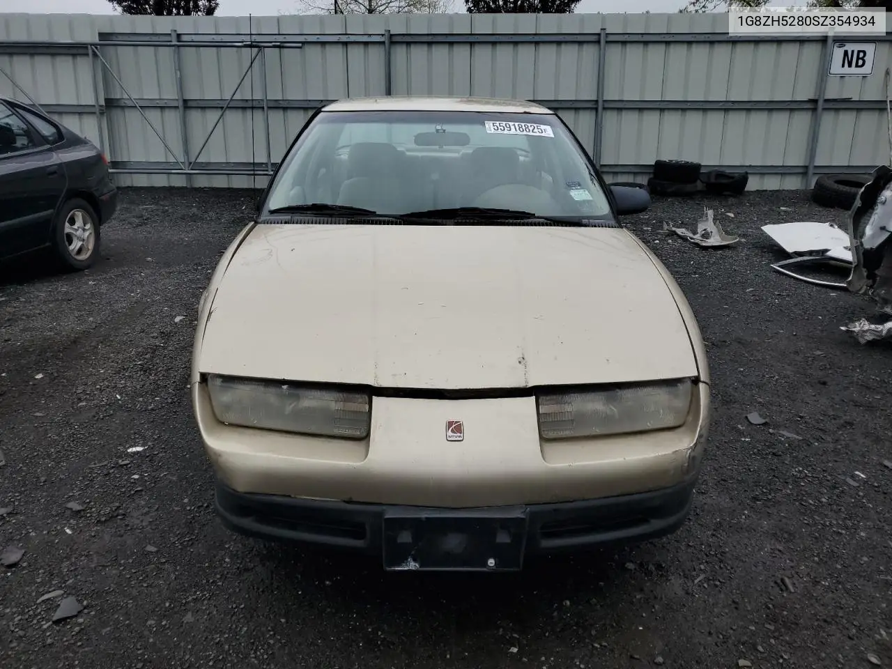 1995 Saturn Sl1 VIN: 1G8ZH5280SZ354934 Lot: 56526335