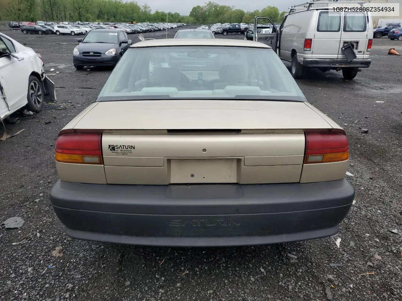 1995 Saturn Sl1 VIN: 1G8ZH5280SZ354934 Lot: 56526335