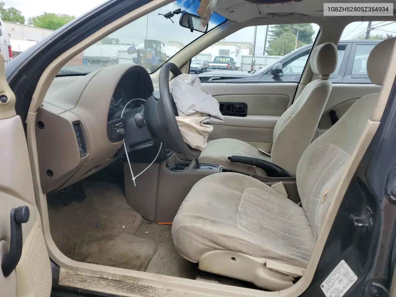 1995 Saturn Sl1 VIN: 1G8ZH5280SZ354934 Lot: 56526335