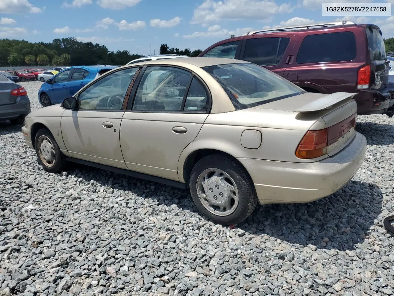 1997 Saturn Sl2 VIN: 1G8ZK5278VZ247658 Lot: 56890845