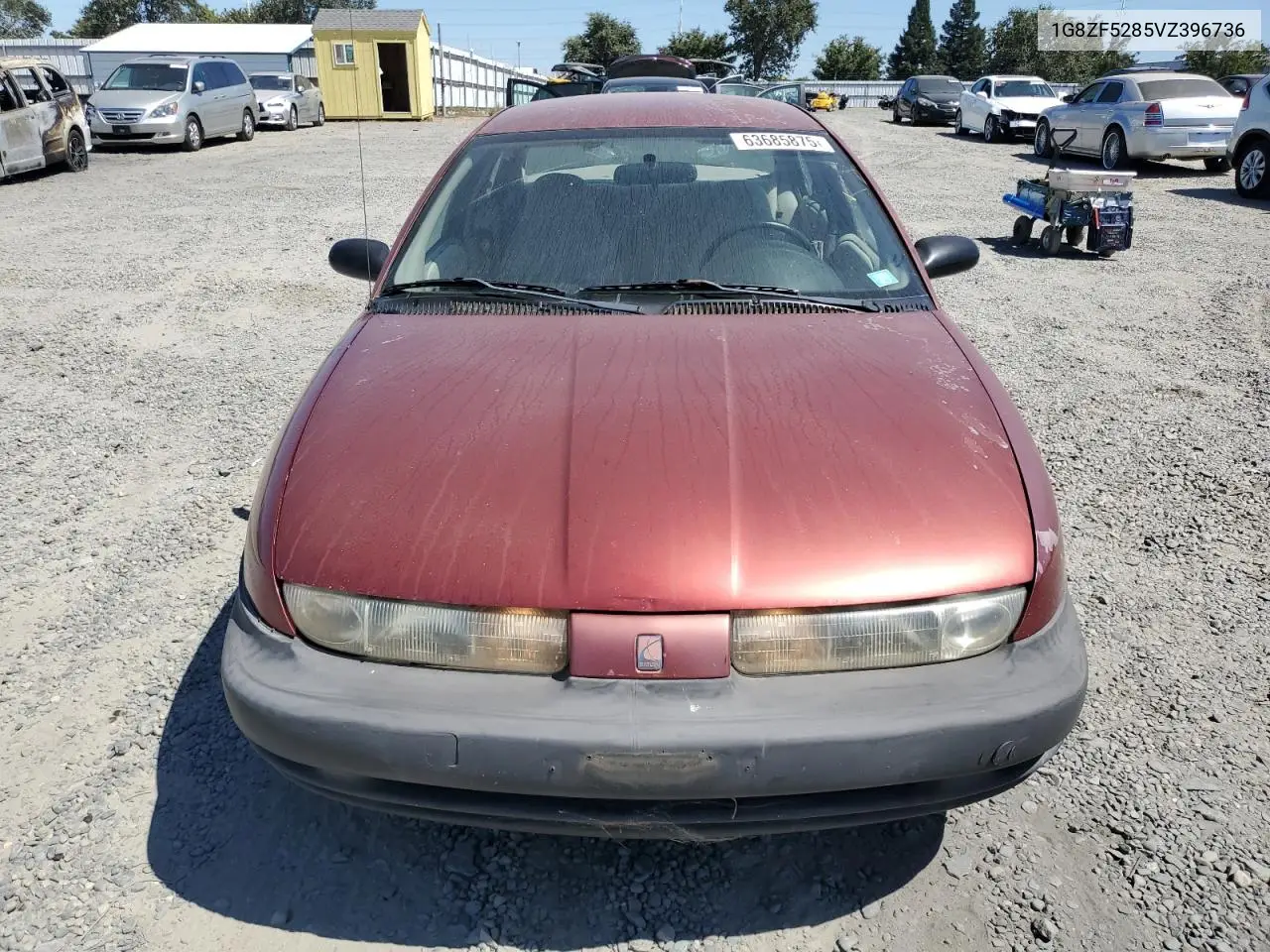1997 Saturn Sl VIN: 1G8ZF5285VZ396736 Lot: 63685875
