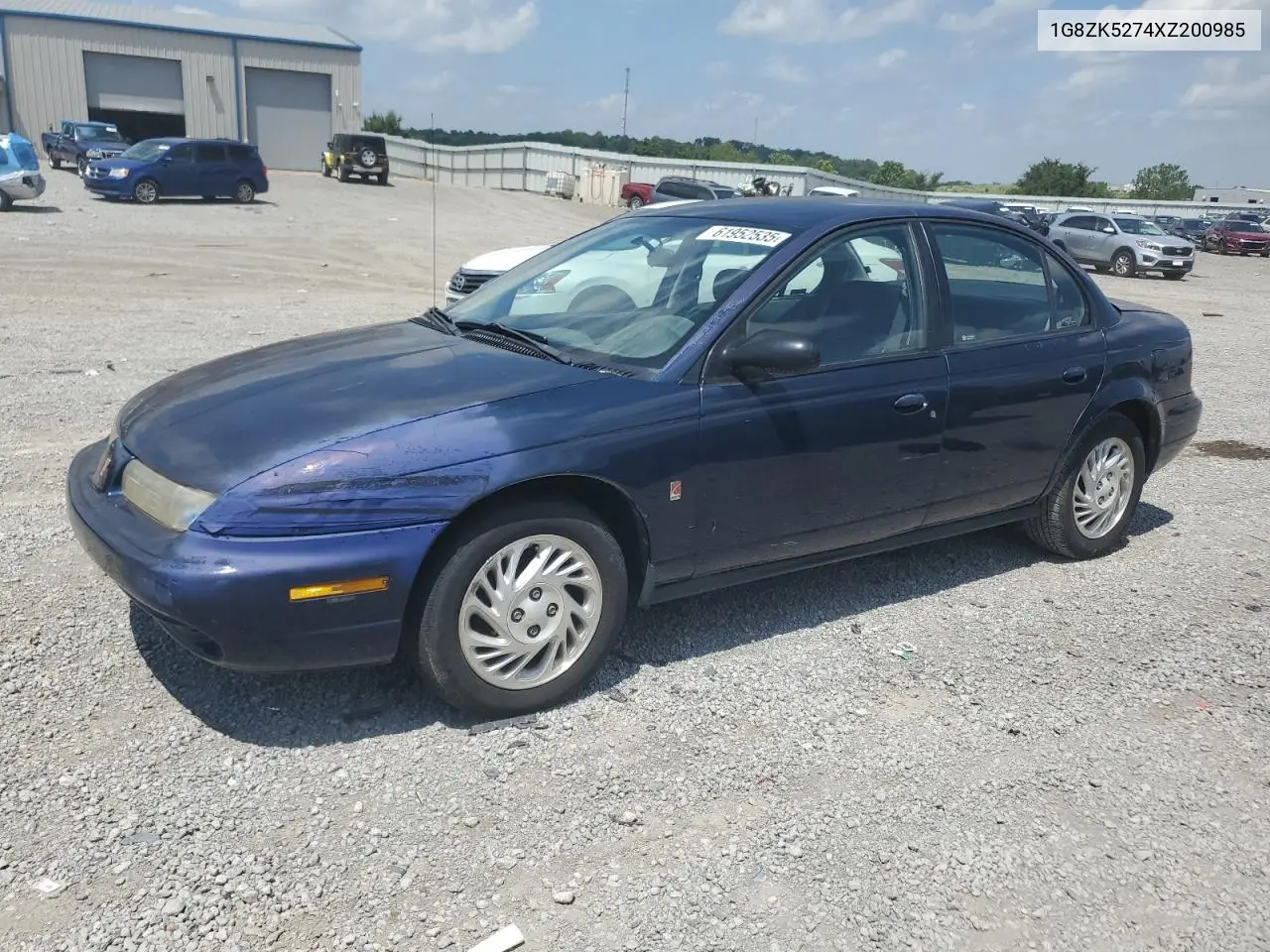 1999 Saturn Sl2 VIN: 1G8ZK5274XZ200985 Lot: 61952535