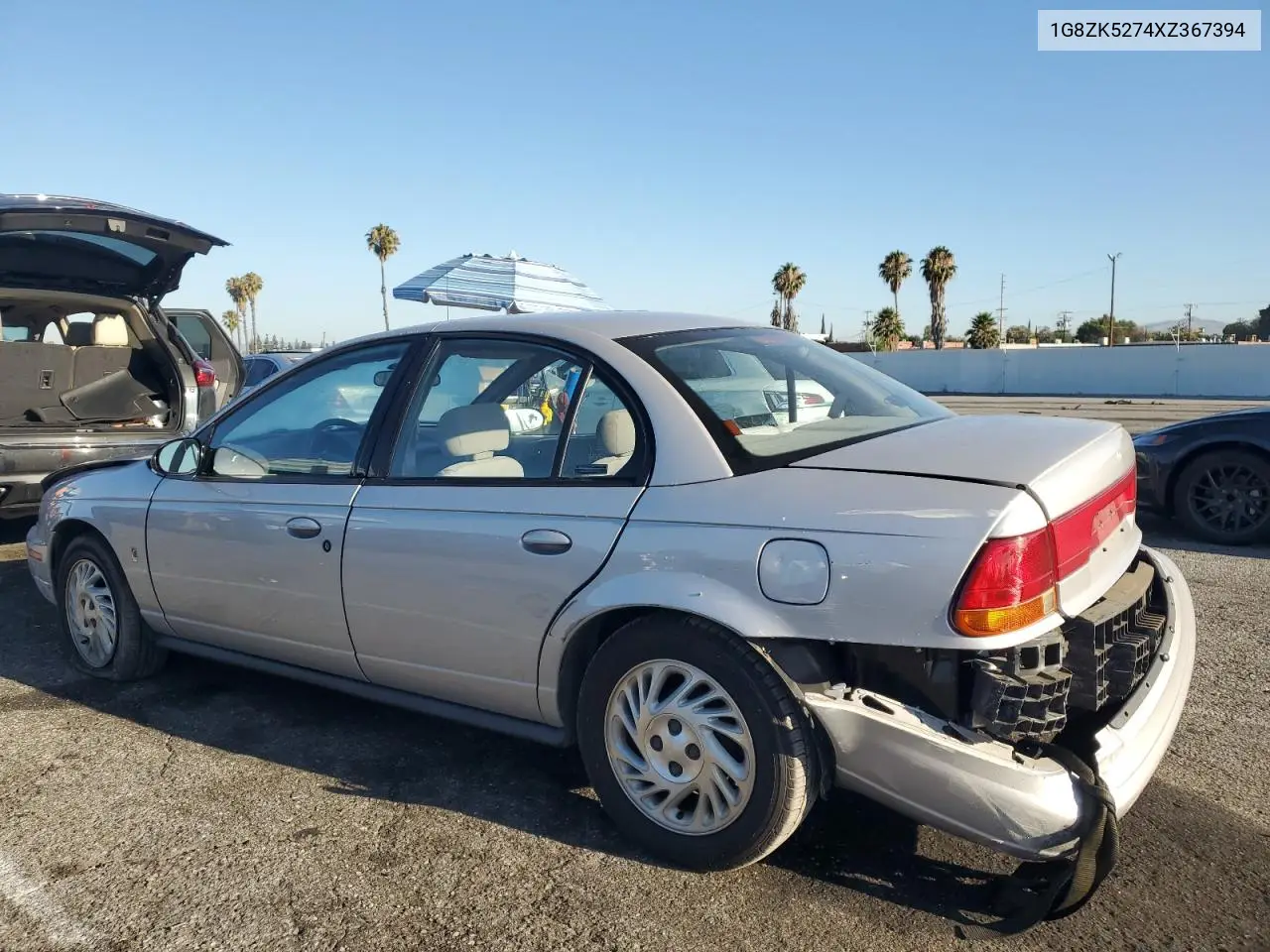 1999 Saturn Sl2 VIN: 1G8ZK5274XZ367394 Lot: 63863795