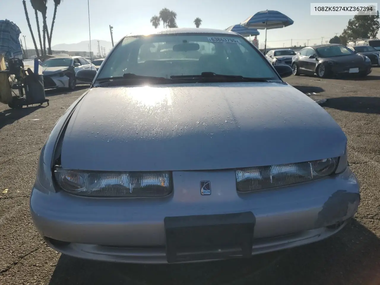1999 Saturn Sl2 VIN: 1G8ZK5274XZ367394 Lot: 63863795