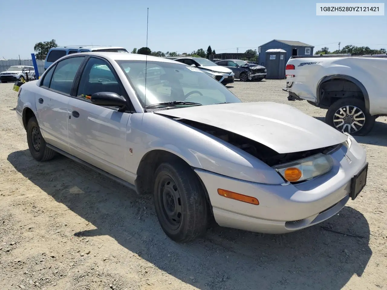 2000 Saturn Sl1 VIN: 1G8ZH5280YZ121421 Lot: 58169285