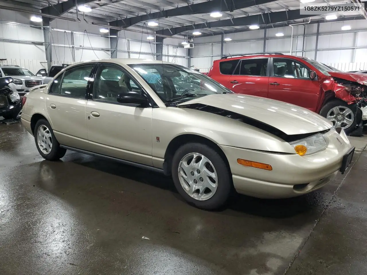 2000 Saturn Sl2 VIN: 1G8ZK5279YZ150571 Lot: 63672265