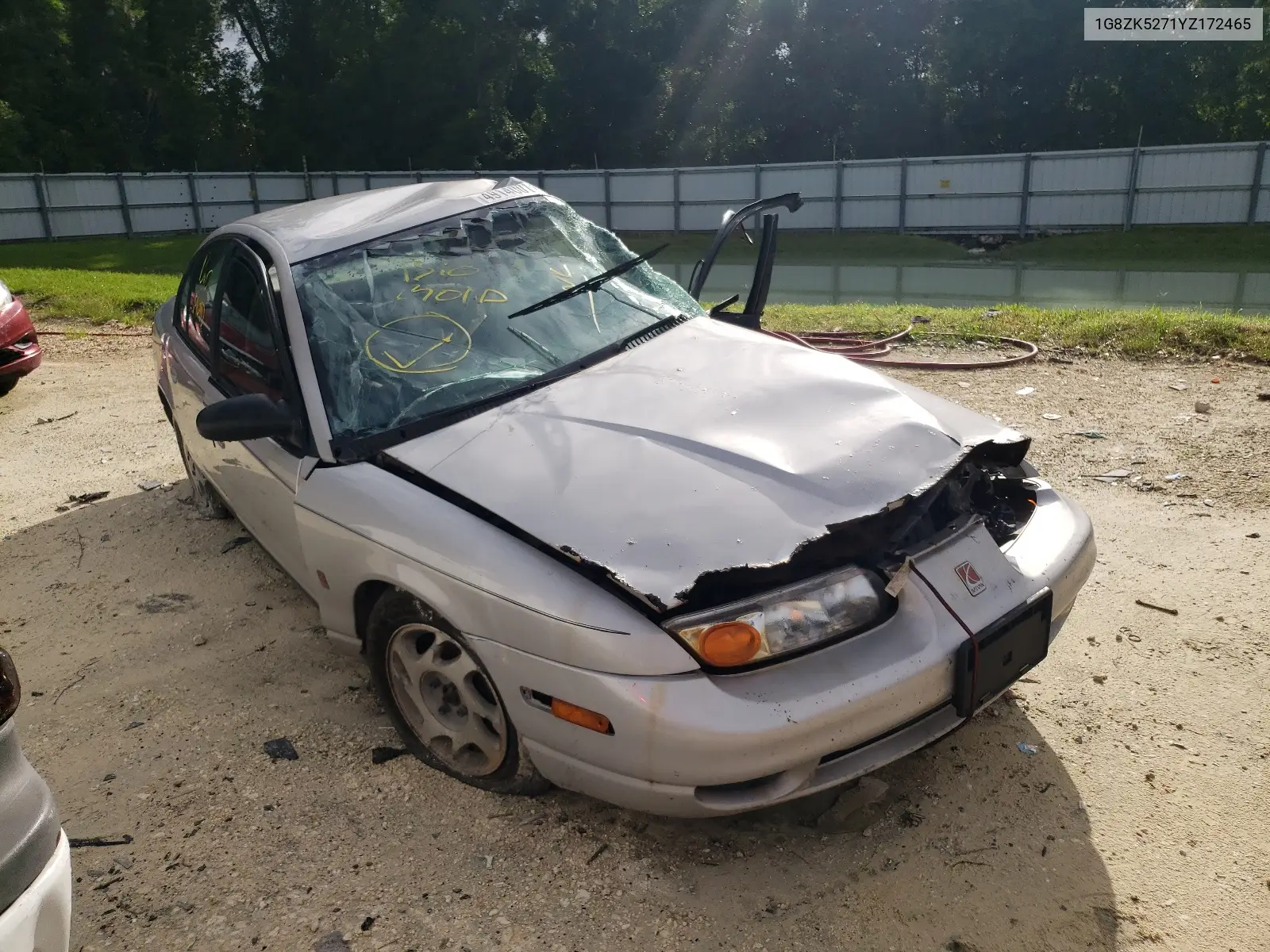 2000 Saturn Sl2 VIN: 1G8ZK5271YZ172465 Lot: 64353465