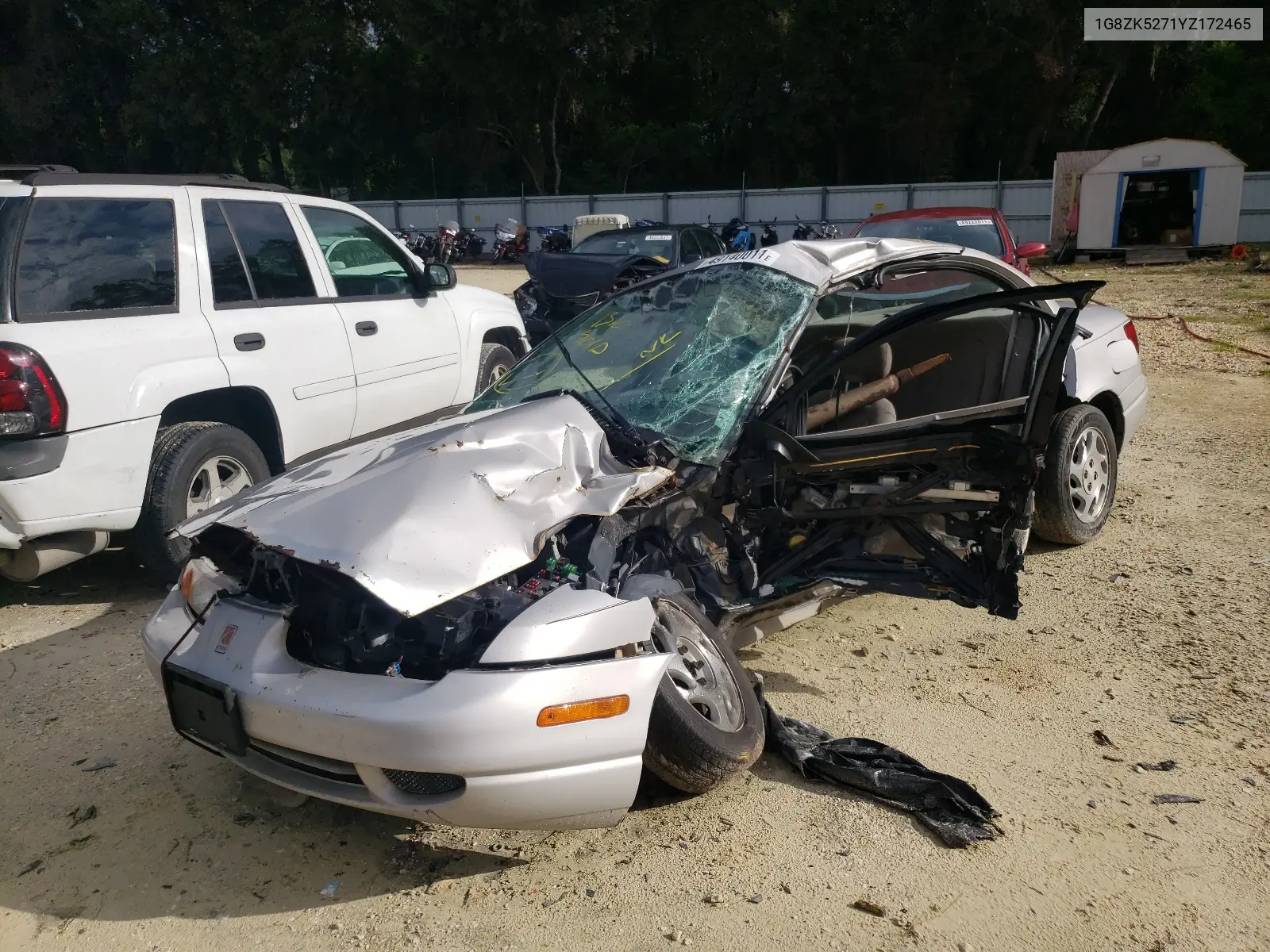 2000 Saturn Sl2 VIN: 1G8ZK5271YZ172465 Lot: 64353465