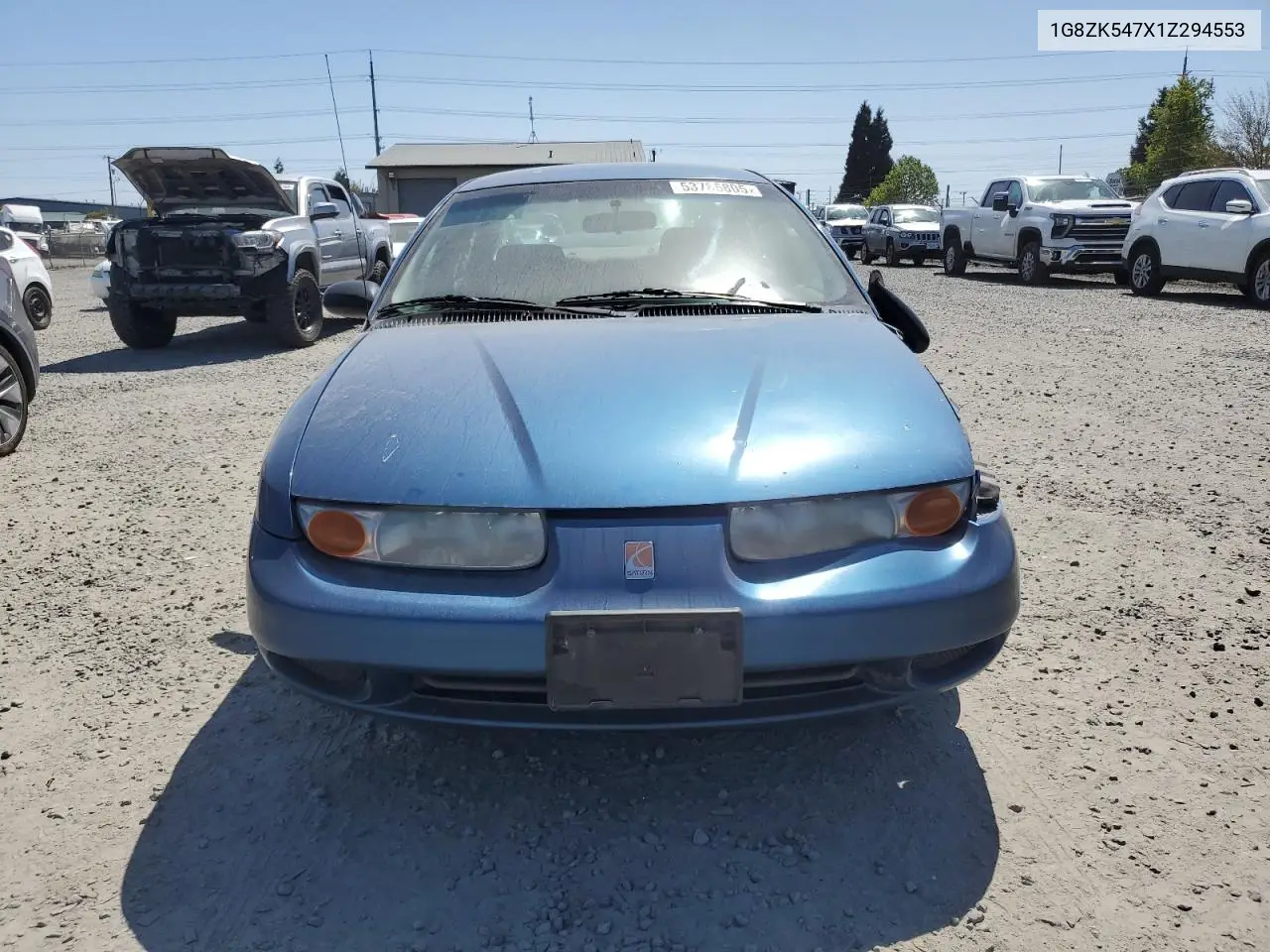 2001 Saturn Sl2 VIN: 1G8ZK547X1Z294553 Lot: 53786805
