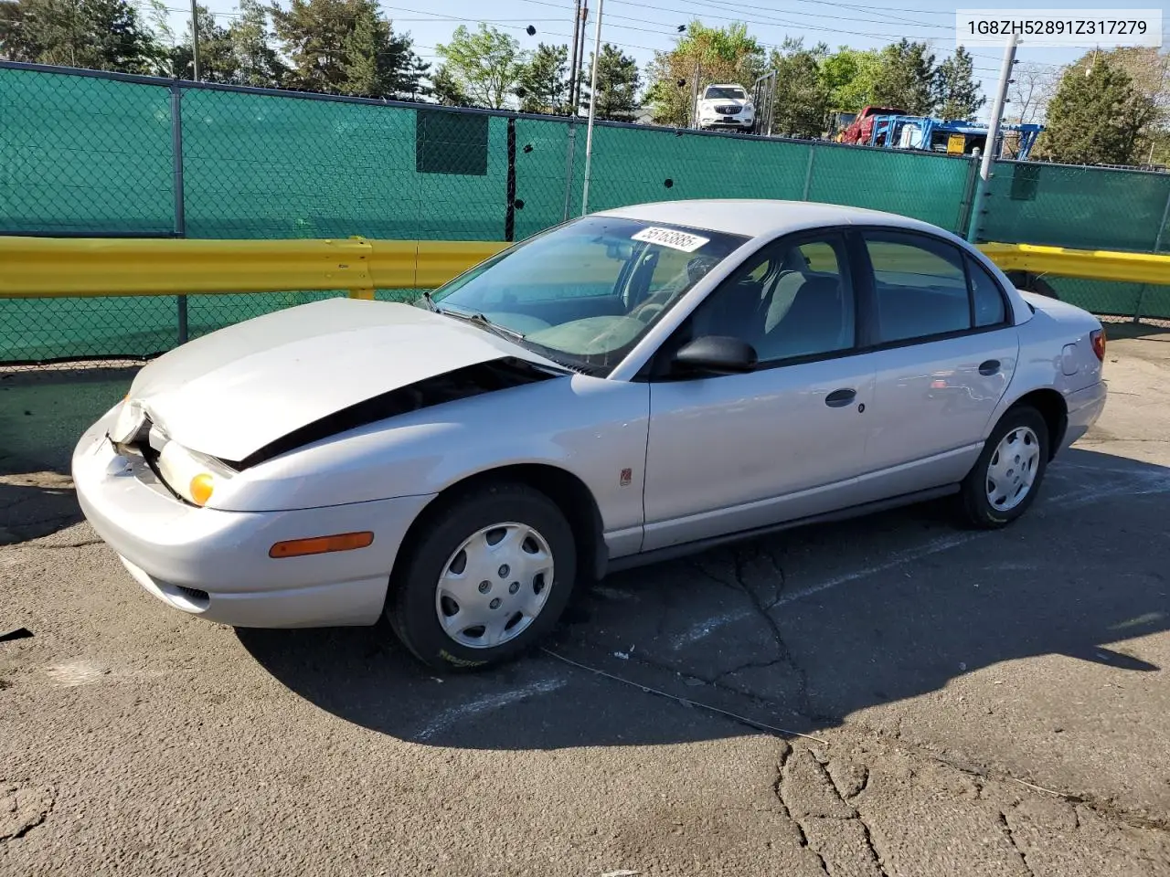 2001 Saturn Sl1 VIN: 1G8ZH52891Z317279 Lot: 55163885