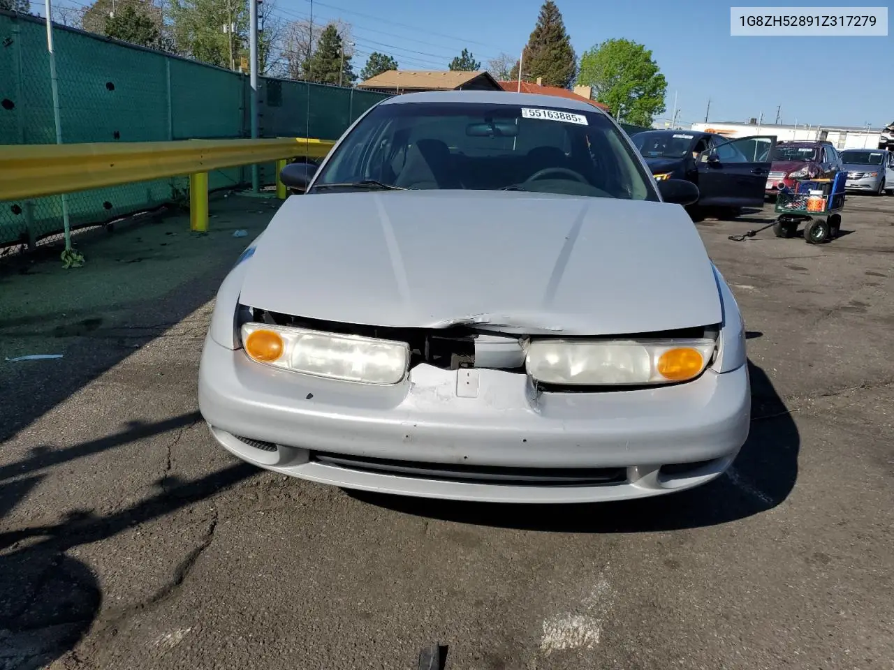 2001 Saturn Sl1 VIN: 1G8ZH52891Z317279 Lot: 55163885
