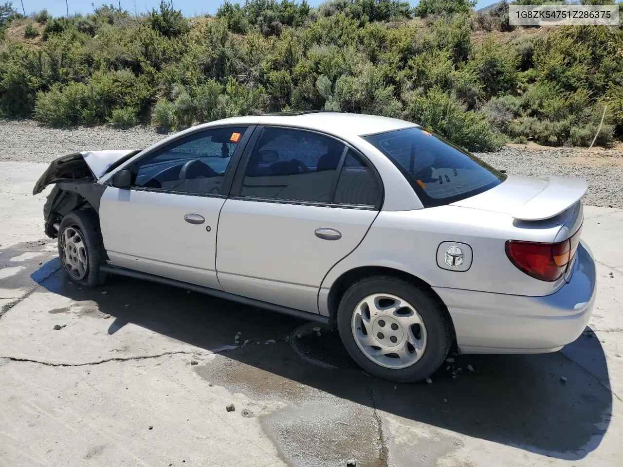 2001 Saturn Sl2 VIN: 1G8ZK54751Z286375 Lot: 57785845