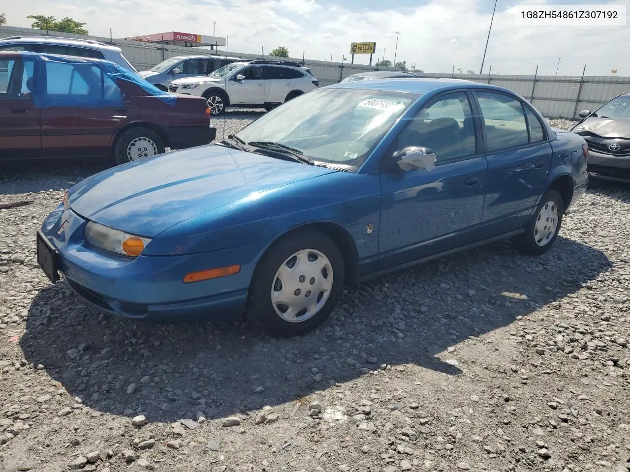 2001 Saturn Sl1 VIN: 1G8ZH54861Z307192 Lot: 58076335