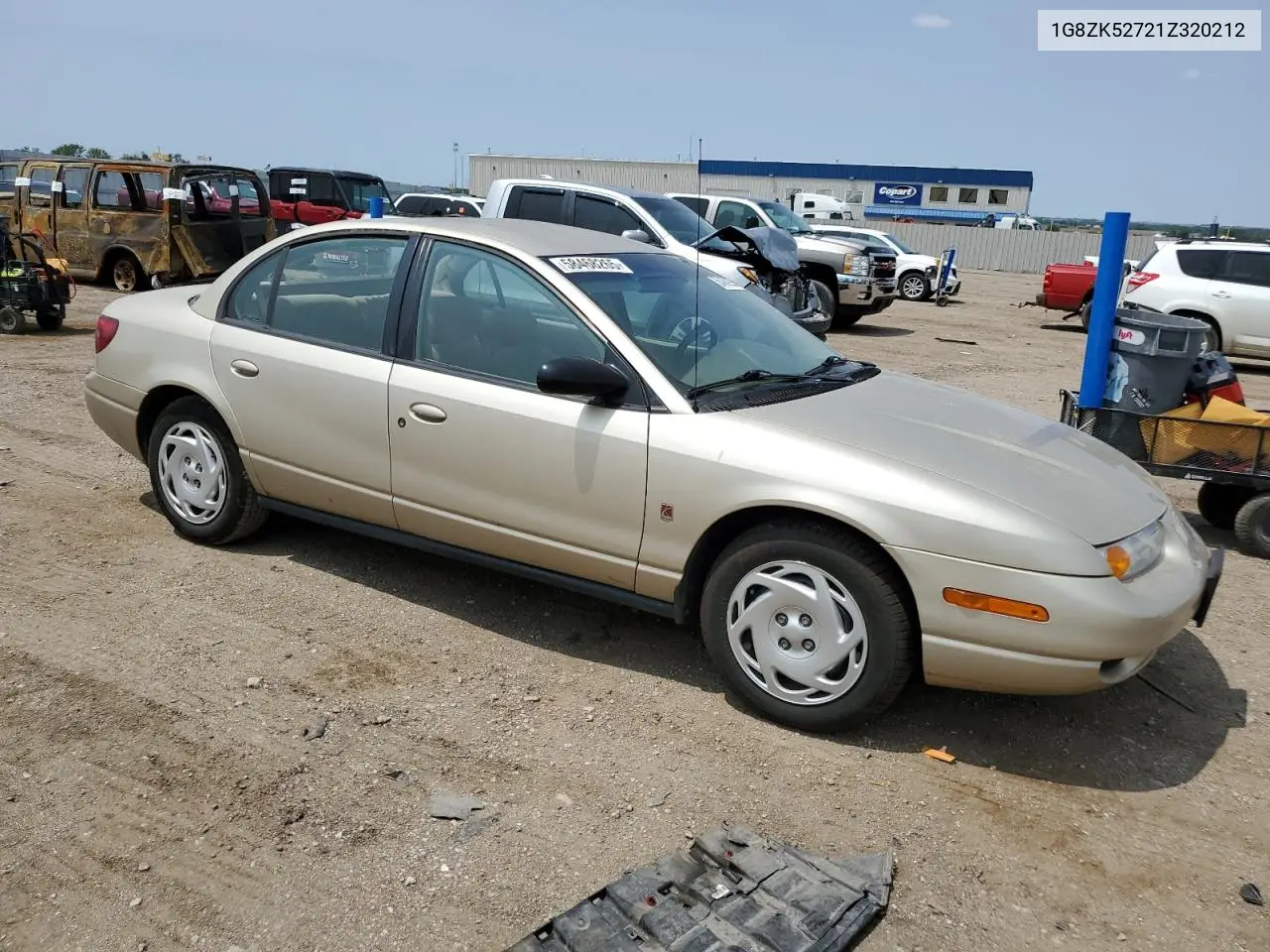 2001 Saturn Sl2 VIN: 1G8ZK52721Z320212 Lot: 58468265