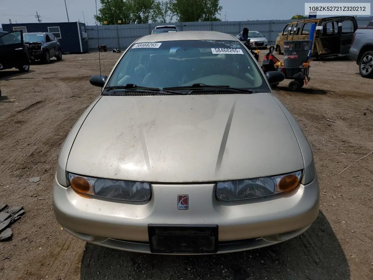 2001 Saturn Sl2 VIN: 1G8ZK52721Z320212 Lot: 58468265