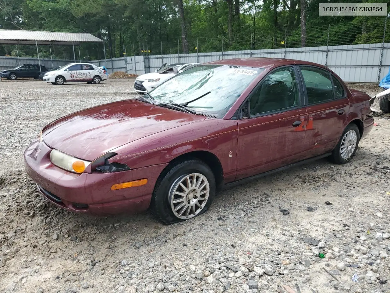 2001 Saturn Sl1 VIN: 1G8ZH54861Z303854 Lot: 59686485