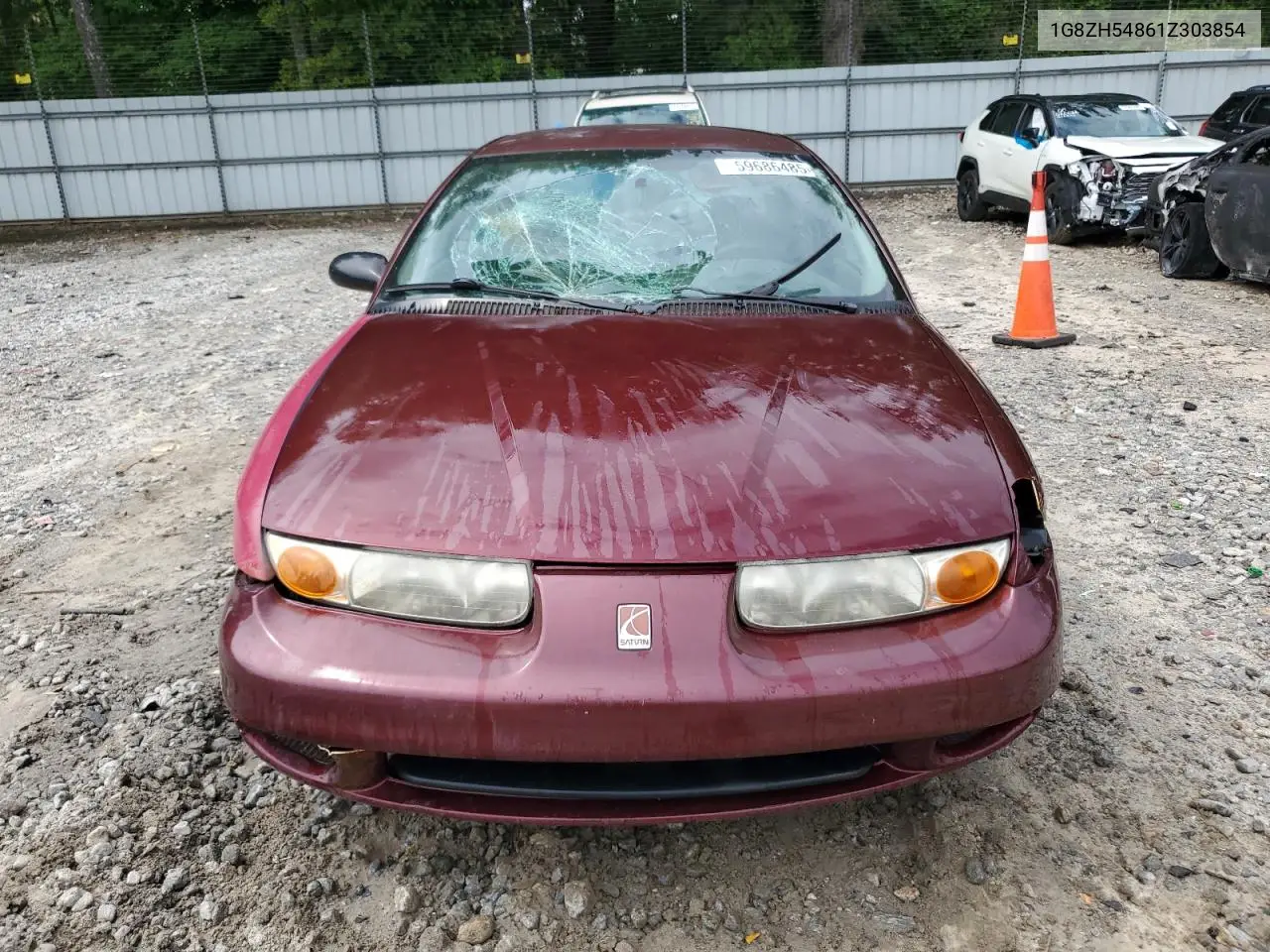 2001 Saturn Sl1 VIN: 1G8ZH54861Z303854 Lot: 59686485