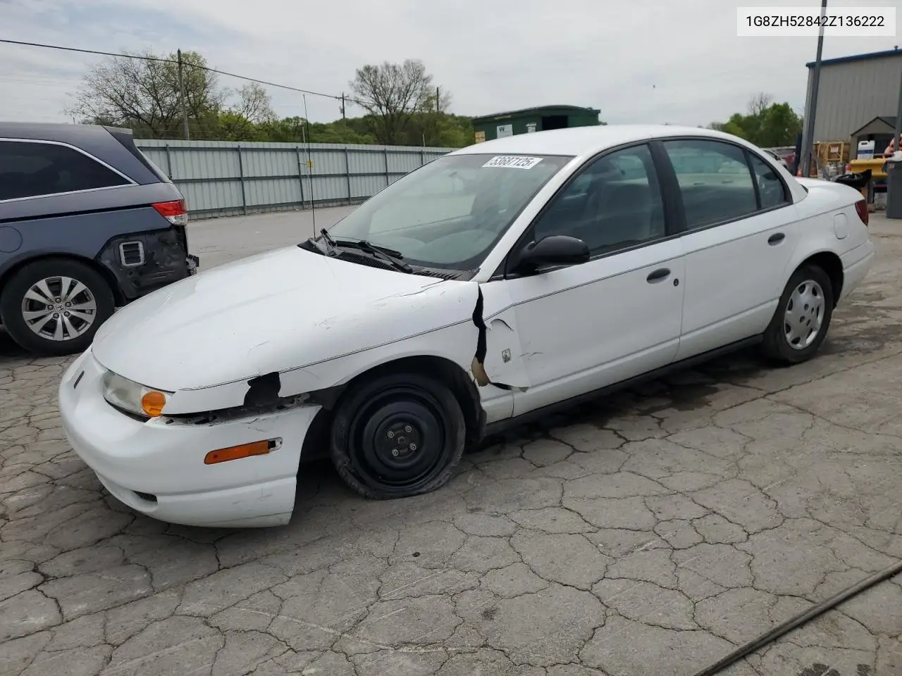 2002 Saturn Sl1 VIN: 1G8ZH52842Z136222 Lot: 53687125