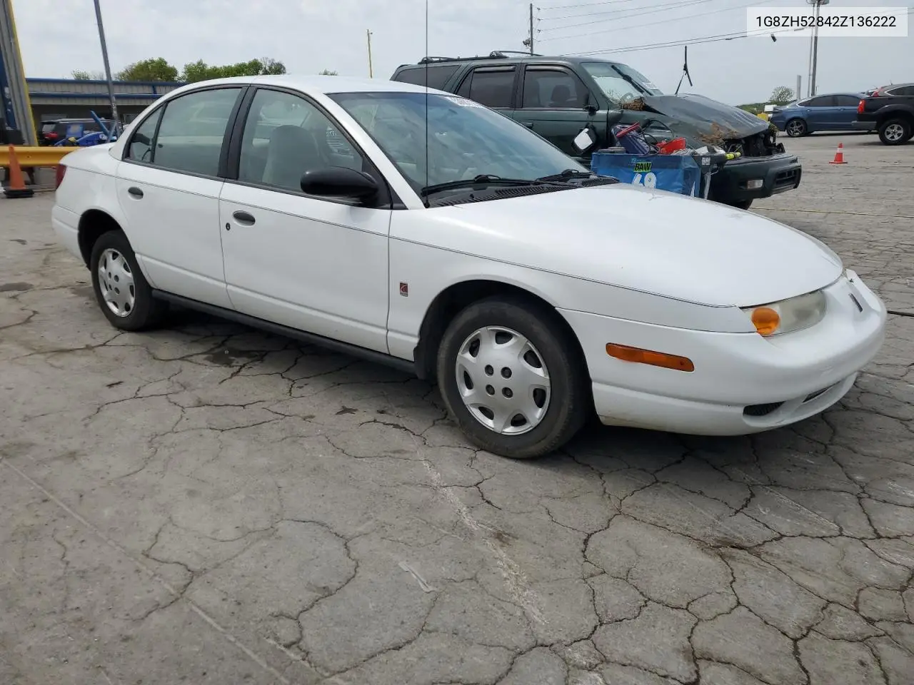2002 Saturn Sl1 VIN: 1G8ZH52842Z136222 Lot: 53687125