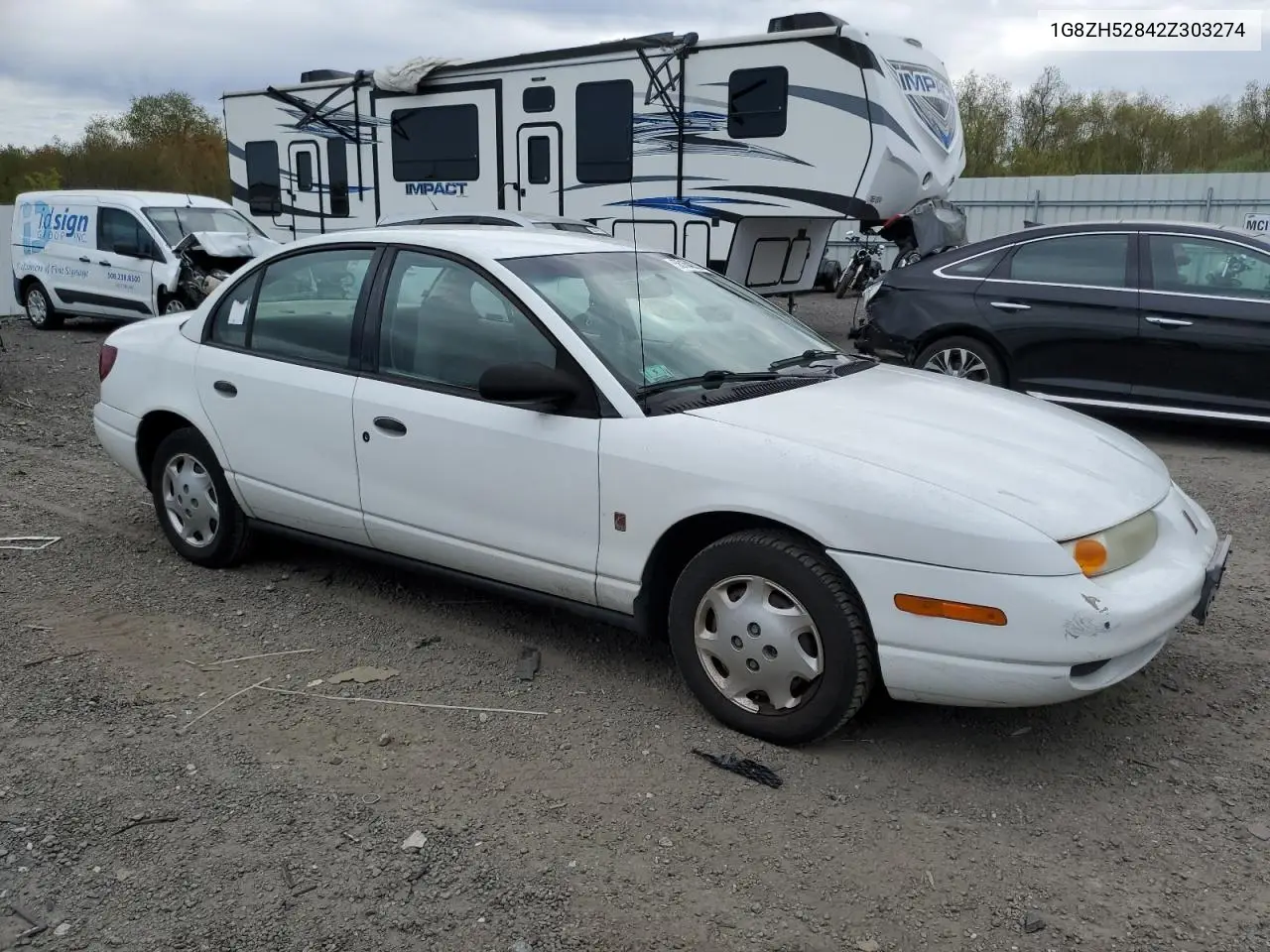 2002 Saturn Sl1 VIN: 1G8ZH52842Z303274 Lot: 55164235