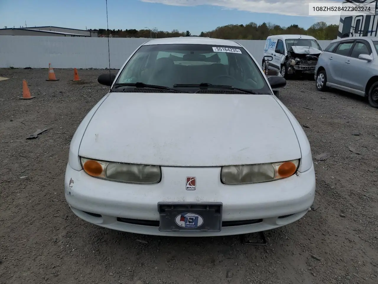 2002 Saturn Sl1 VIN: 1G8ZH52842Z303274 Lot: 55164235