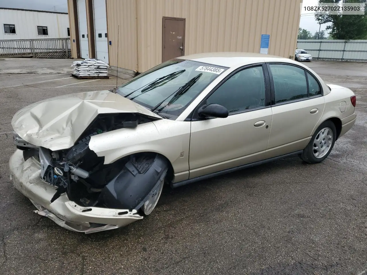 2002 Saturn Sl2 VIN: 1G8ZK52702Z135903 Lot: 57844385