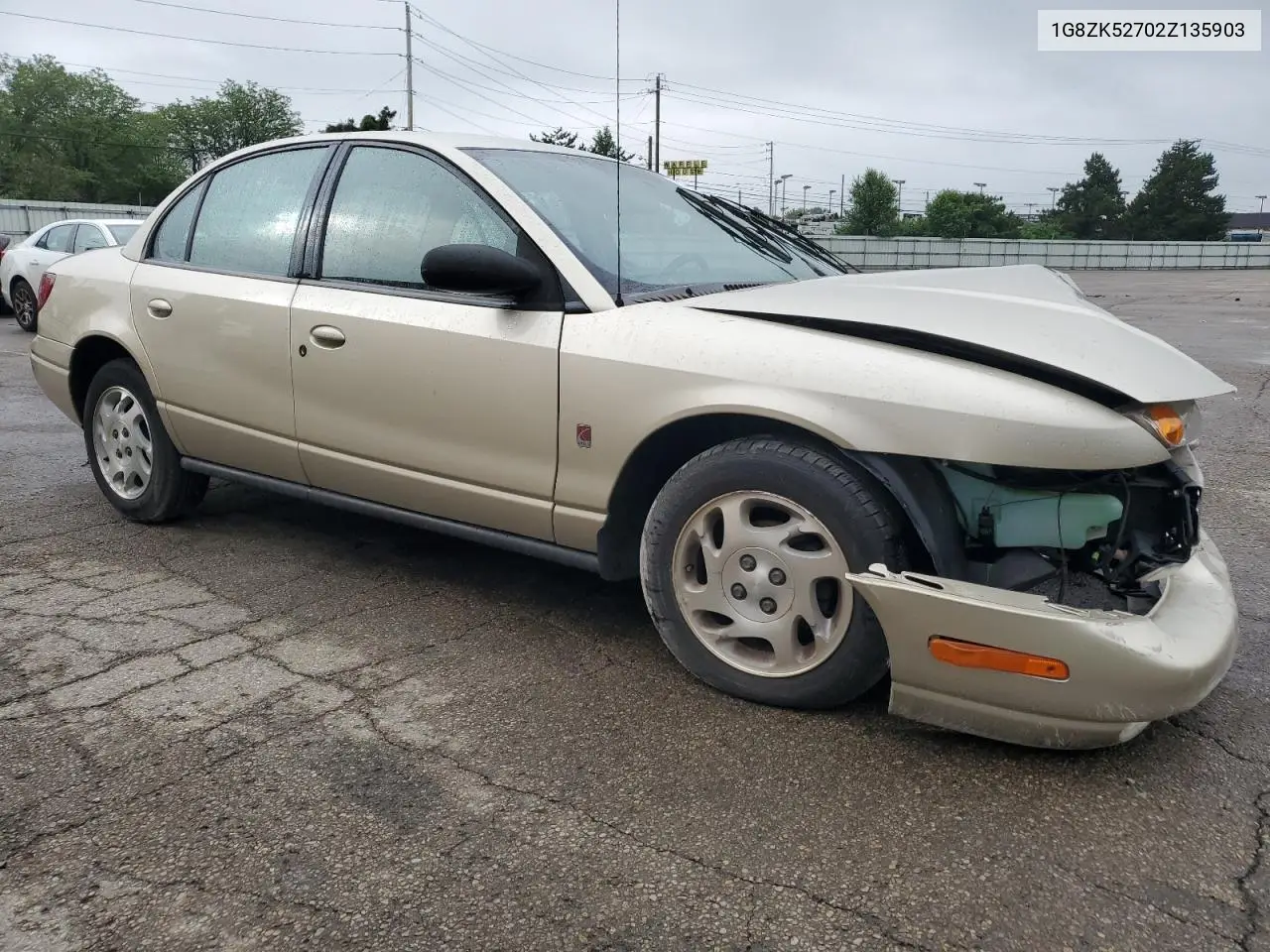 2002 Saturn Sl2 VIN: 1G8ZK52702Z135903 Lot: 57844385