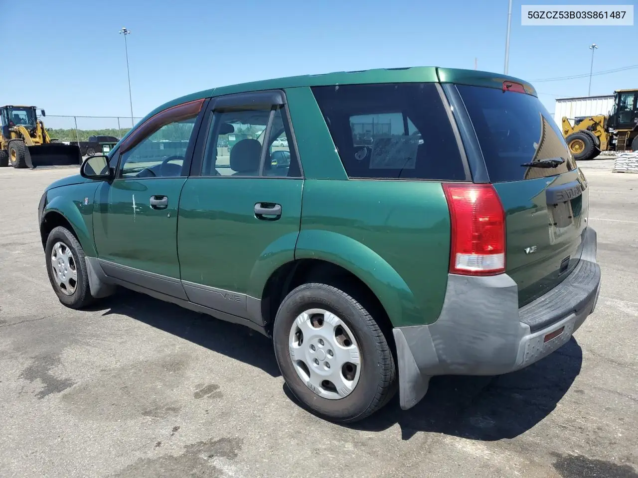 2003 Saturn Vue VIN: 5GZCZ53B03S861487 Lot: 55726185