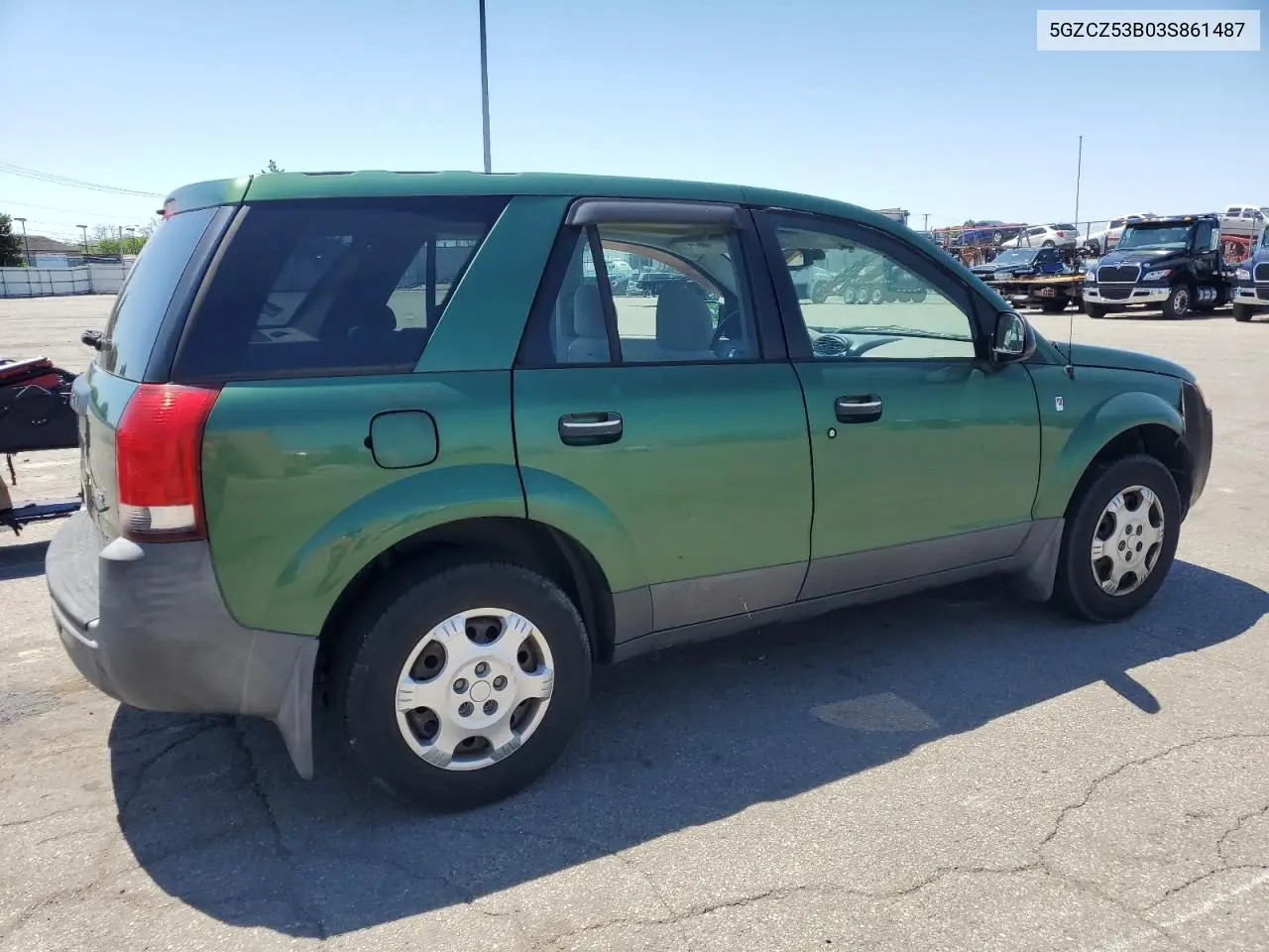 2003 Saturn Vue VIN: 5GZCZ53B03S861487 Lot: 55726185