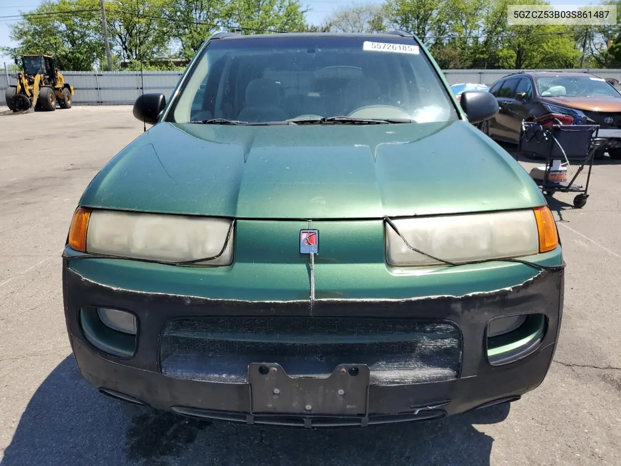 2003 Saturn Vue VIN: 5GZCZ53B03S861487 Lot: 55726185