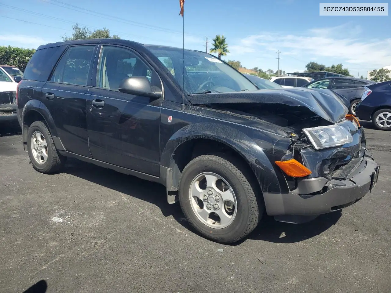 2003 Saturn Vue VIN: 5GZCZ43D53S804455 Lot: 65968355