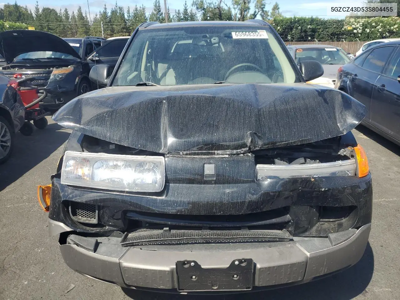 2003 Saturn Vue VIN: 5GZCZ43D53S804455 Lot: 65968355