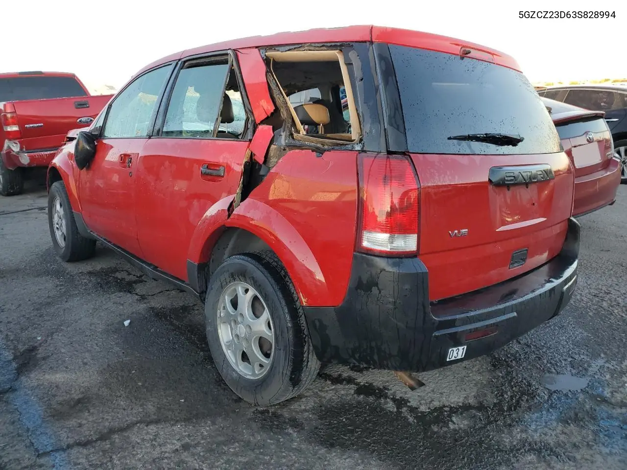 2003 Saturn Vue VIN: 5GZCZ23D63S828994 Lot: 77966493