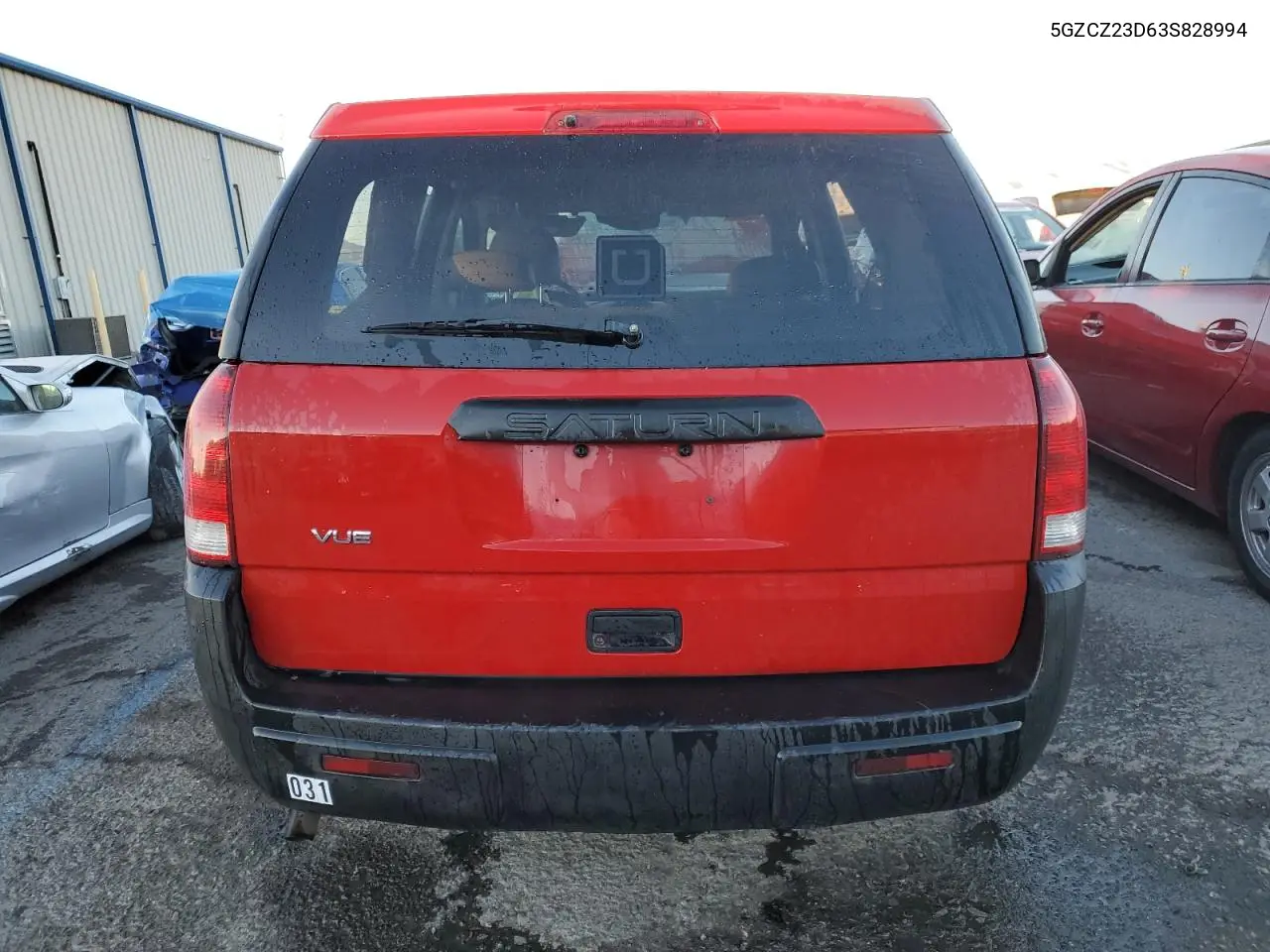2003 Saturn Vue VIN: 5GZCZ23D63S828994 Lot: 77966493