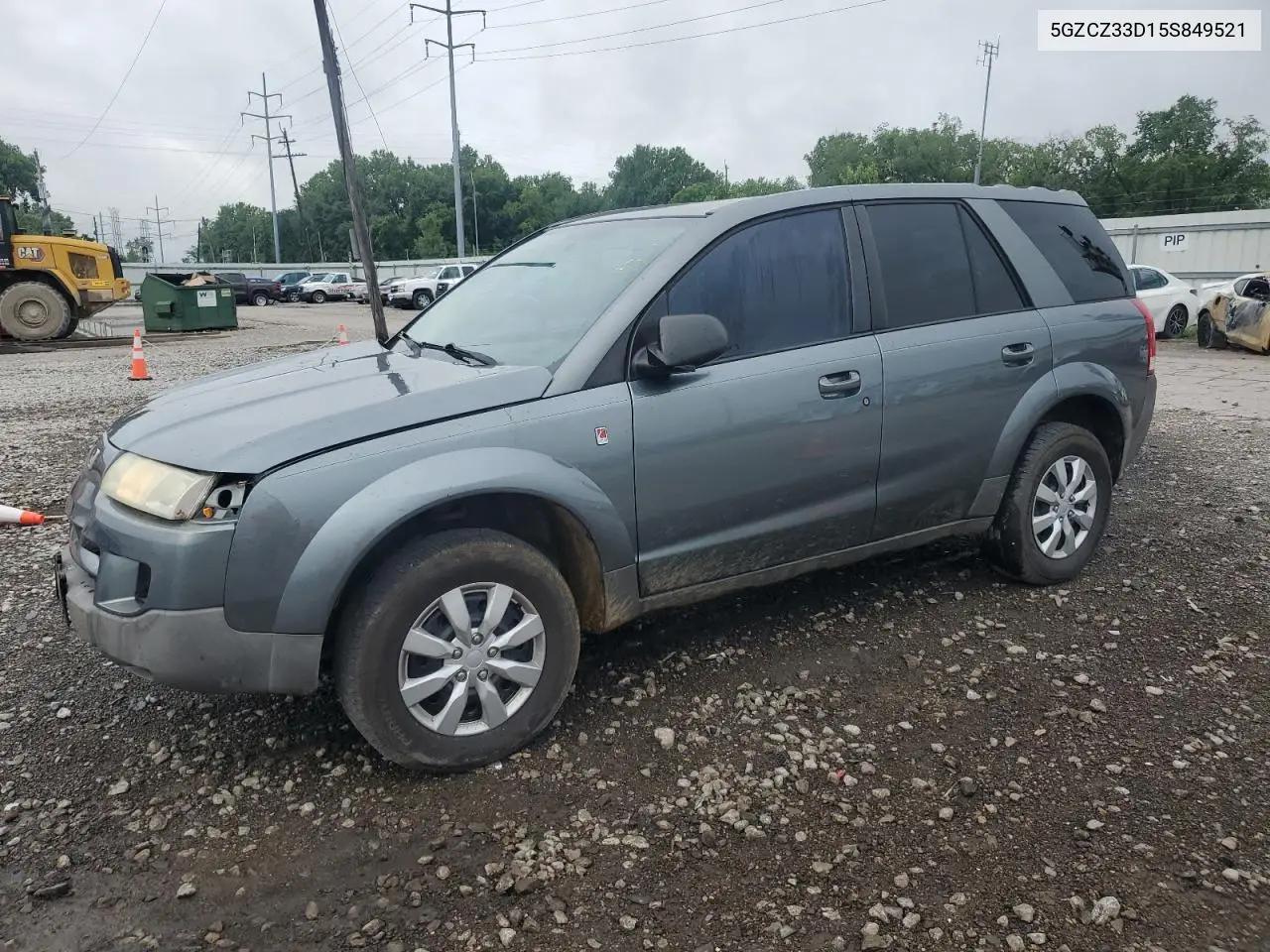 2005 Saturn Vue VIN: 5GZCZ33D15S849521 Lot: 61327075