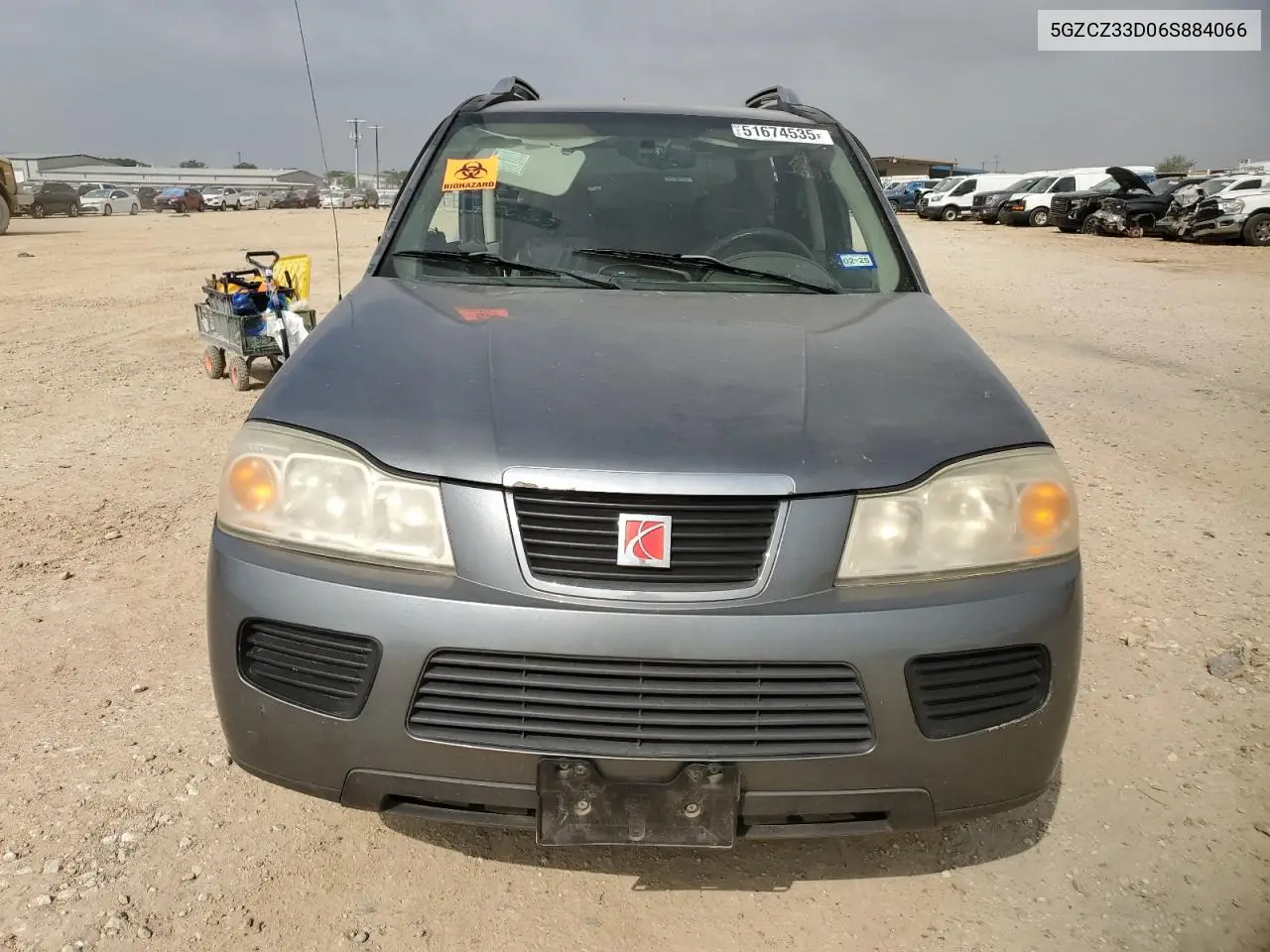 2006 Saturn Vue VIN: 5GZCZ33D06S884066 Lot: 51674535