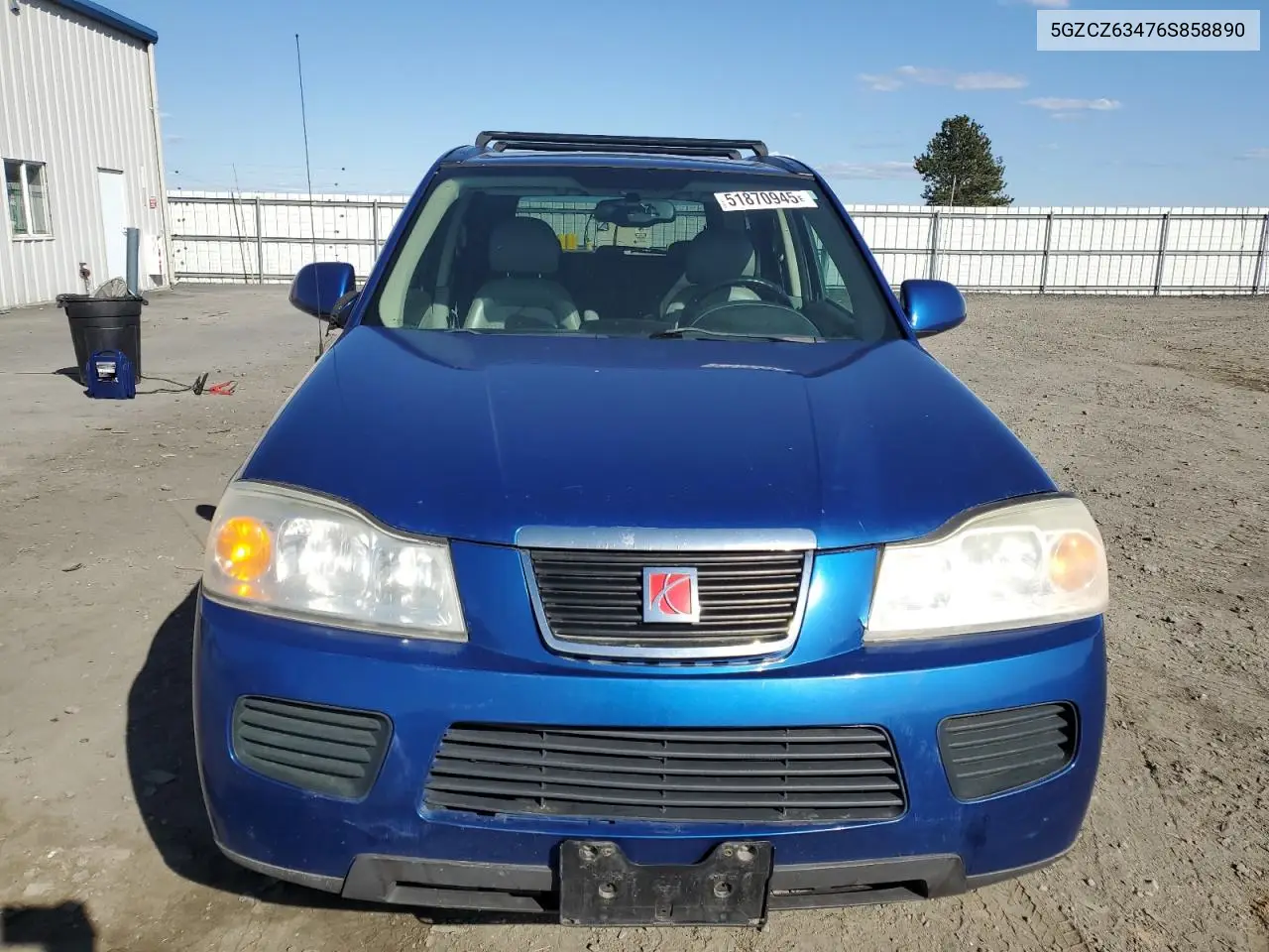 2006 Saturn Vue VIN: 5GZCZ63476S858890 Lot: 51870945