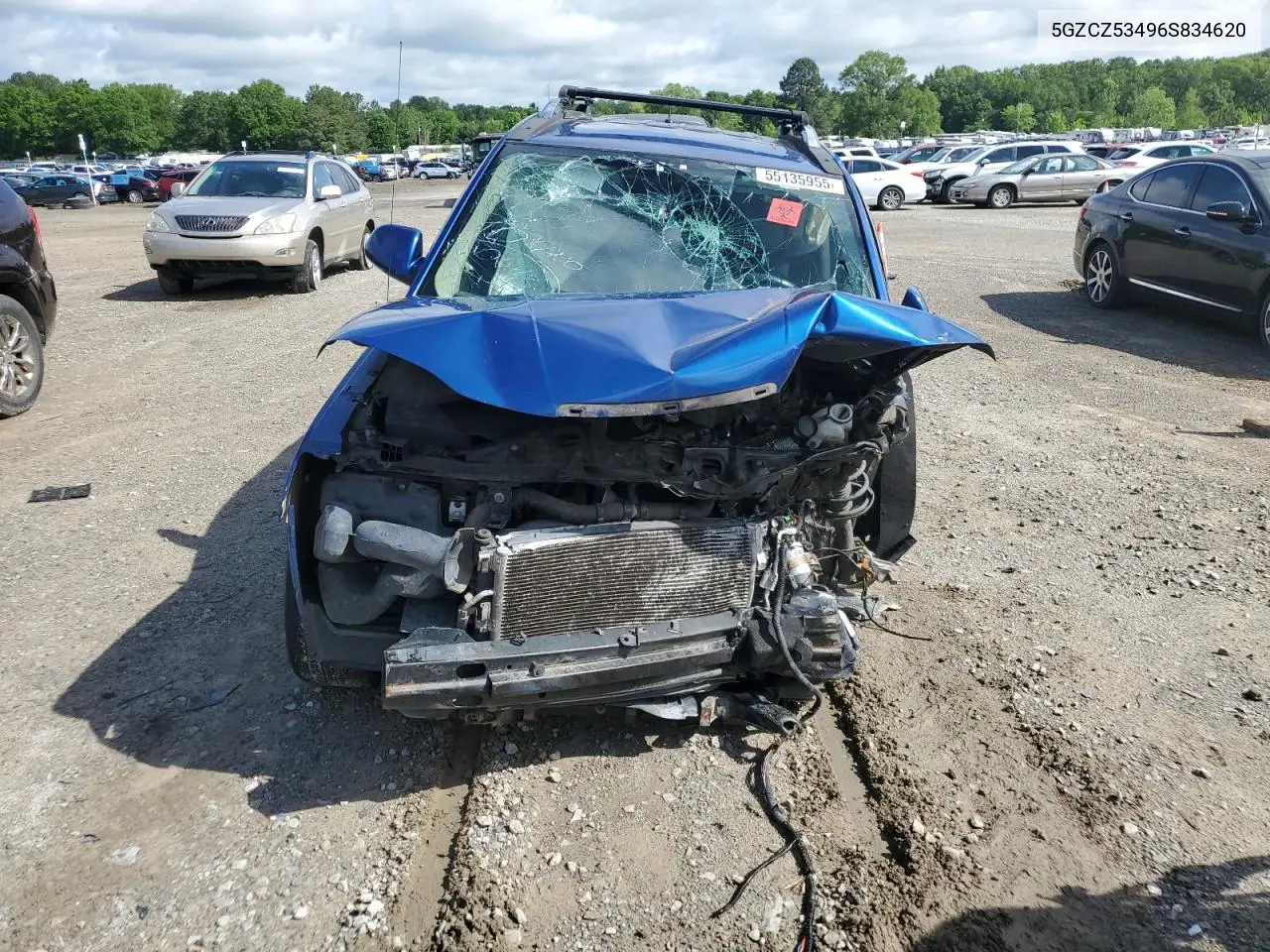 2006 Saturn Vue VIN: 5GZCZ53496S834620 Lot: 55135955