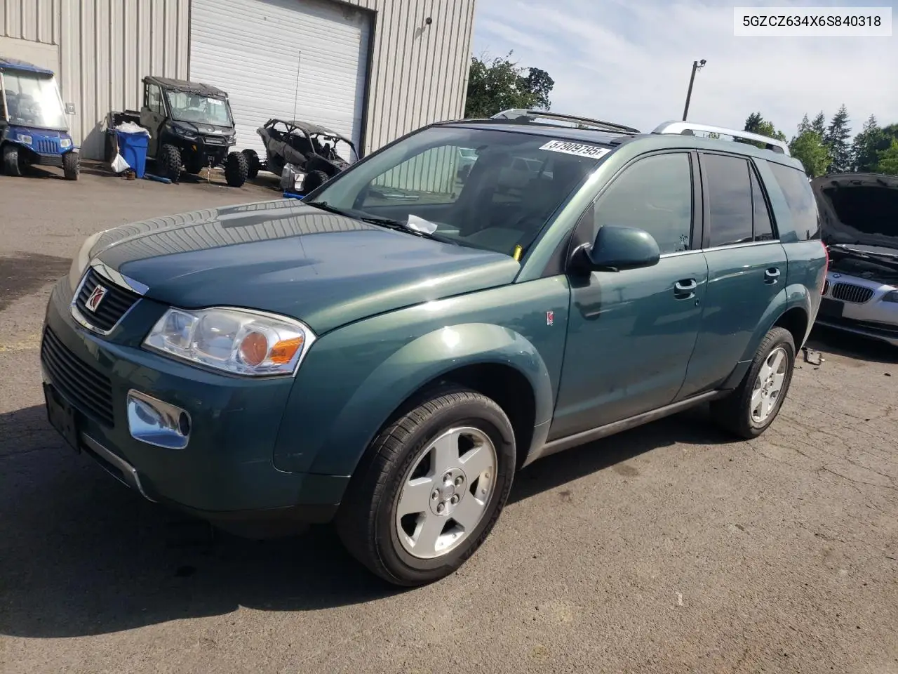 2006 Saturn Vue VIN: 5GZCZ634X6S840318 Lot: 57909795