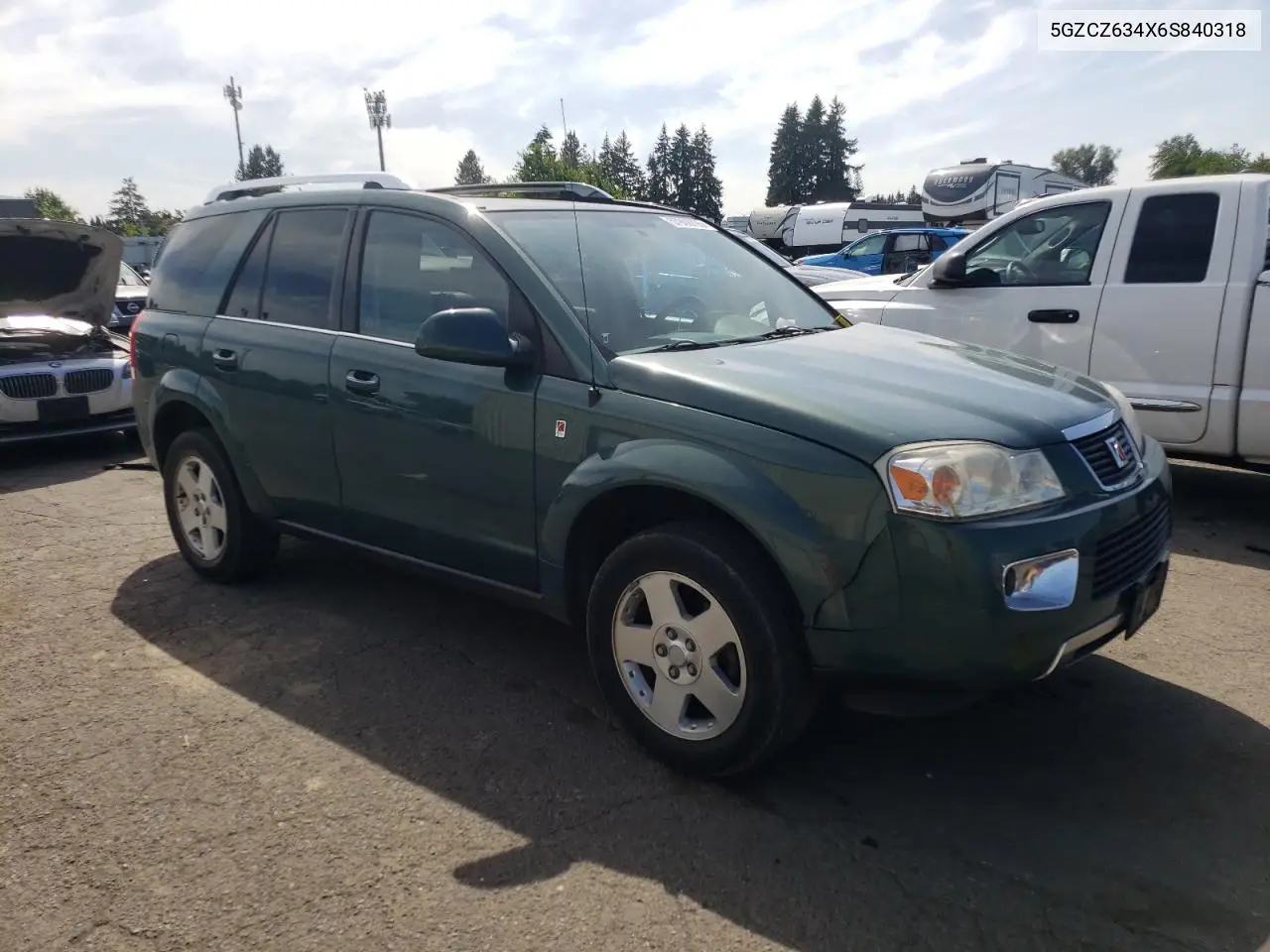 2006 Saturn Vue VIN: 5GZCZ634X6S840318 Lot: 57909795