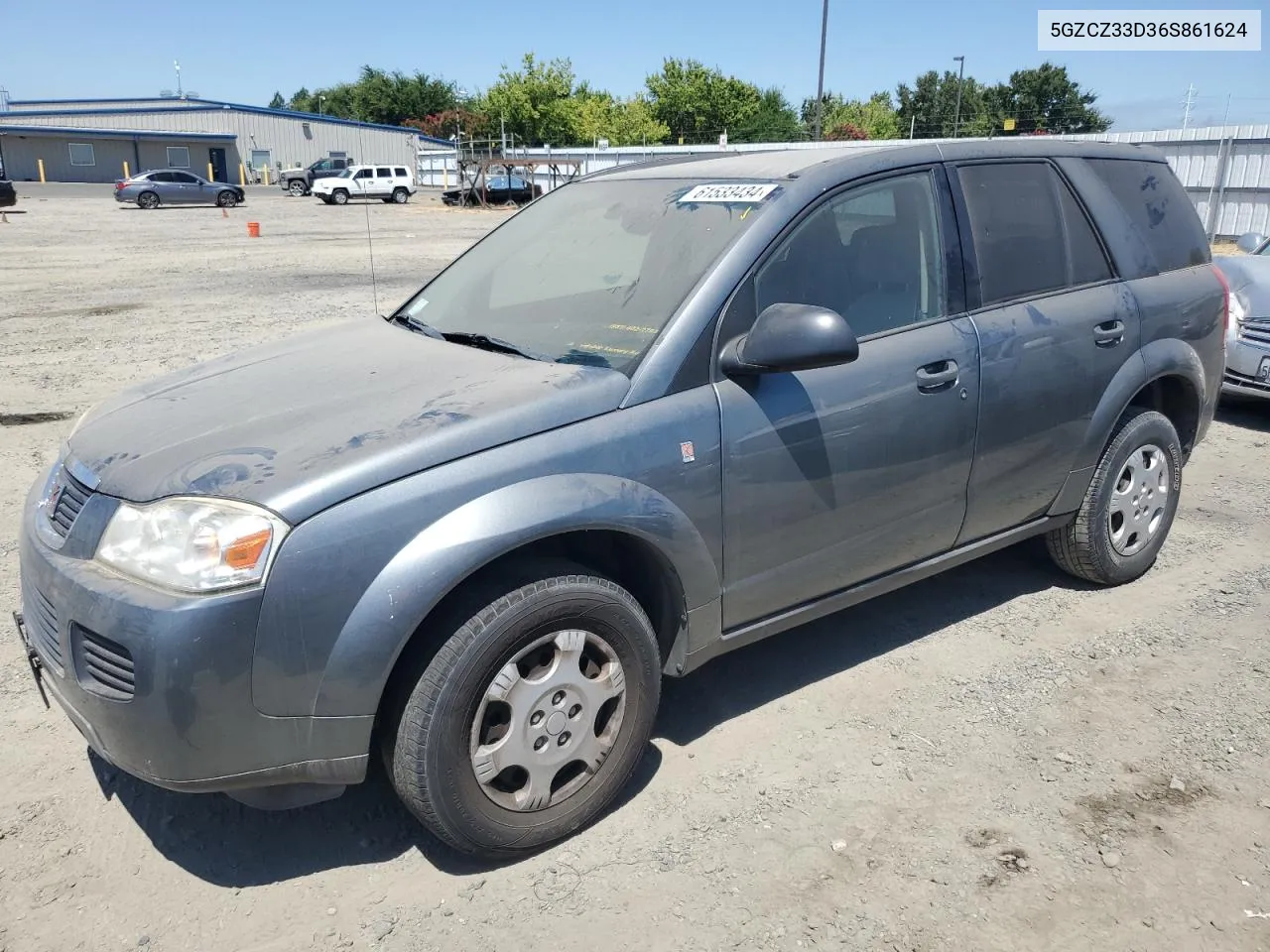 2006 Saturn Vue VIN: 5GZCZ33D36S861624 Lot: 61533434