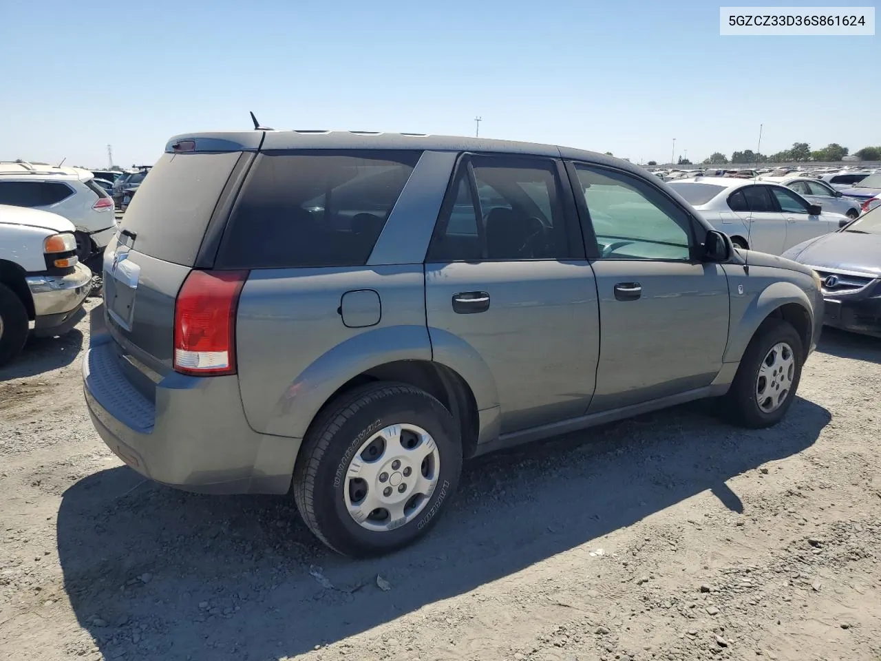 2006 Saturn Vue VIN: 5GZCZ33D36S861624 Lot: 61533434