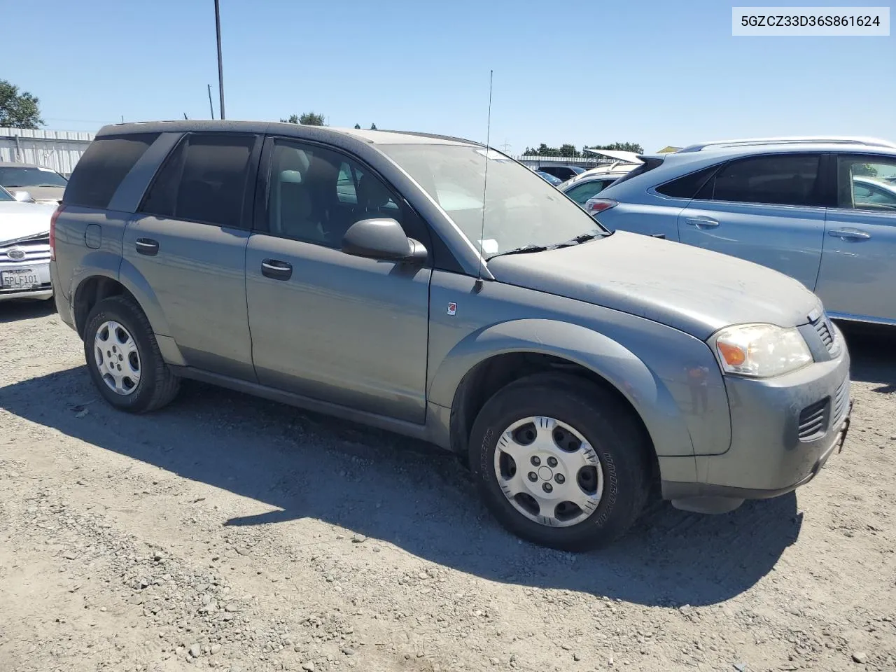 2006 Saturn Vue VIN: 5GZCZ33D36S861624 Lot: 61533434
