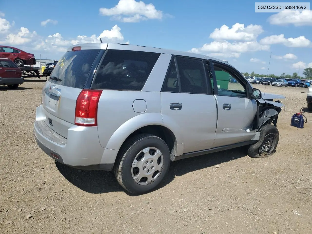 2006 Saturn Vue VIN: 5GZCZ33D16S844692 Lot: 62484545