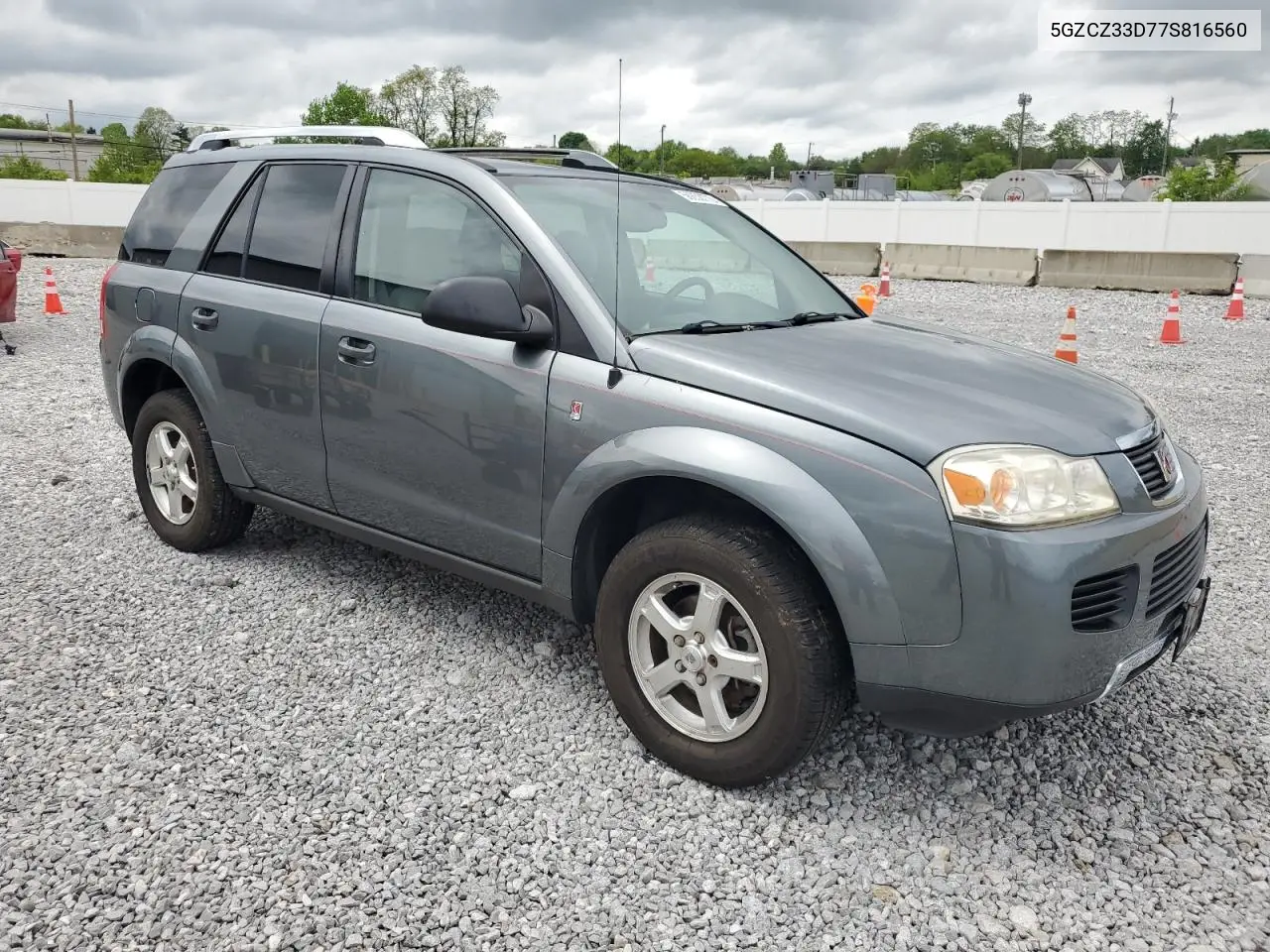 2007 Saturn Vue VIN: 5GZCZ33D77S816560 Lot: 56858775
